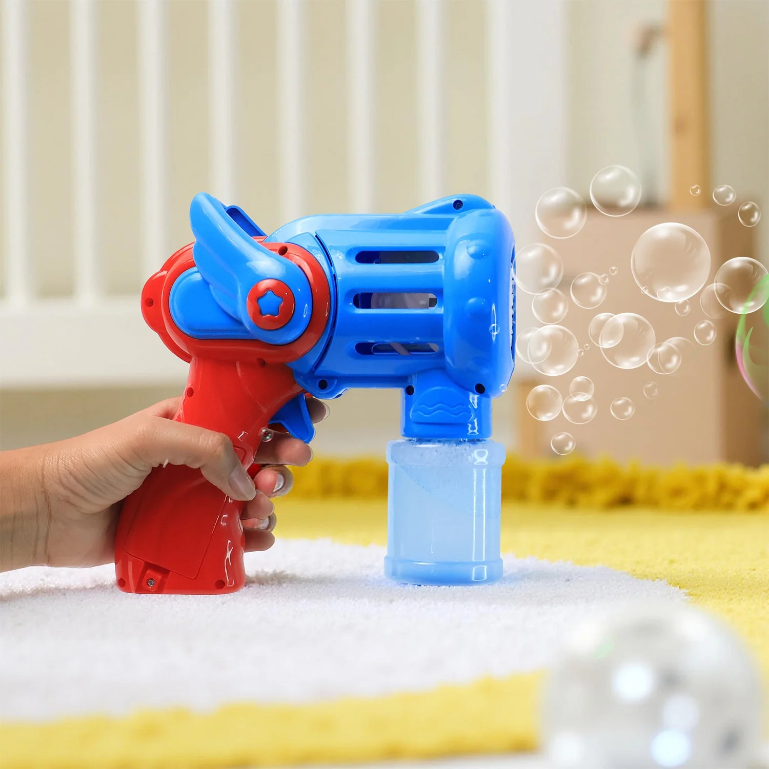 Rechargeable Bubble Gun Toy for Kids (1 Set) - Image 6