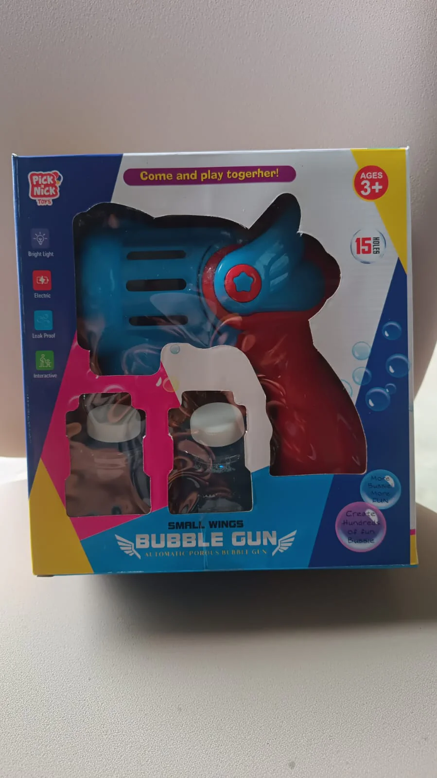 Rechargeable Bubble Gun Toy for Kids (1 Set) - Image 8