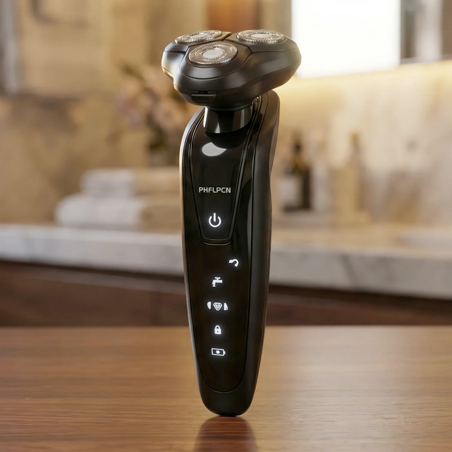 Rechargeable Electric Rotary Shaver Trimmer for Men (1 Set) - Image 5