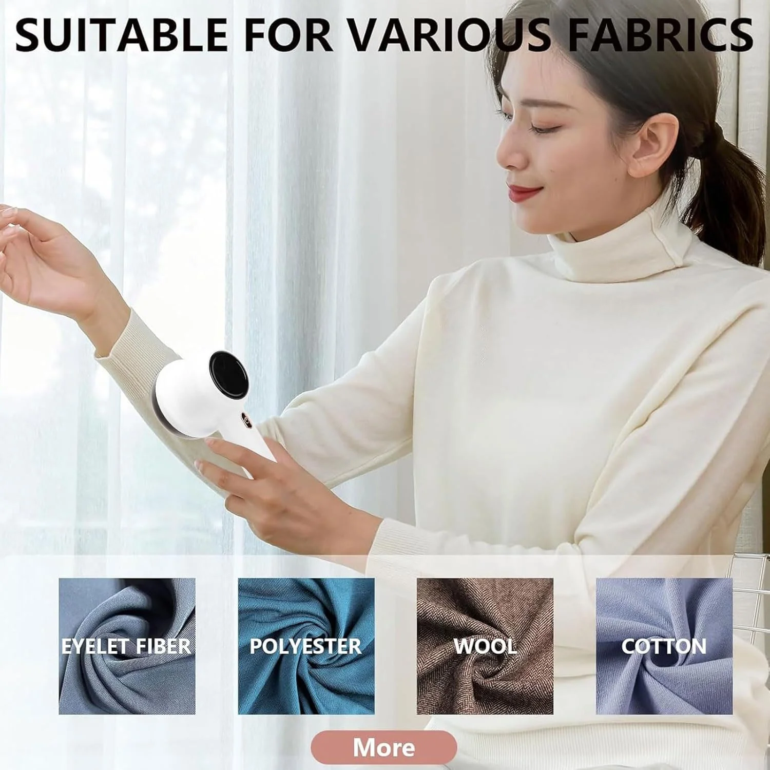 Rechargeable Fabric Lint Remover (1 Pc) - Image 7