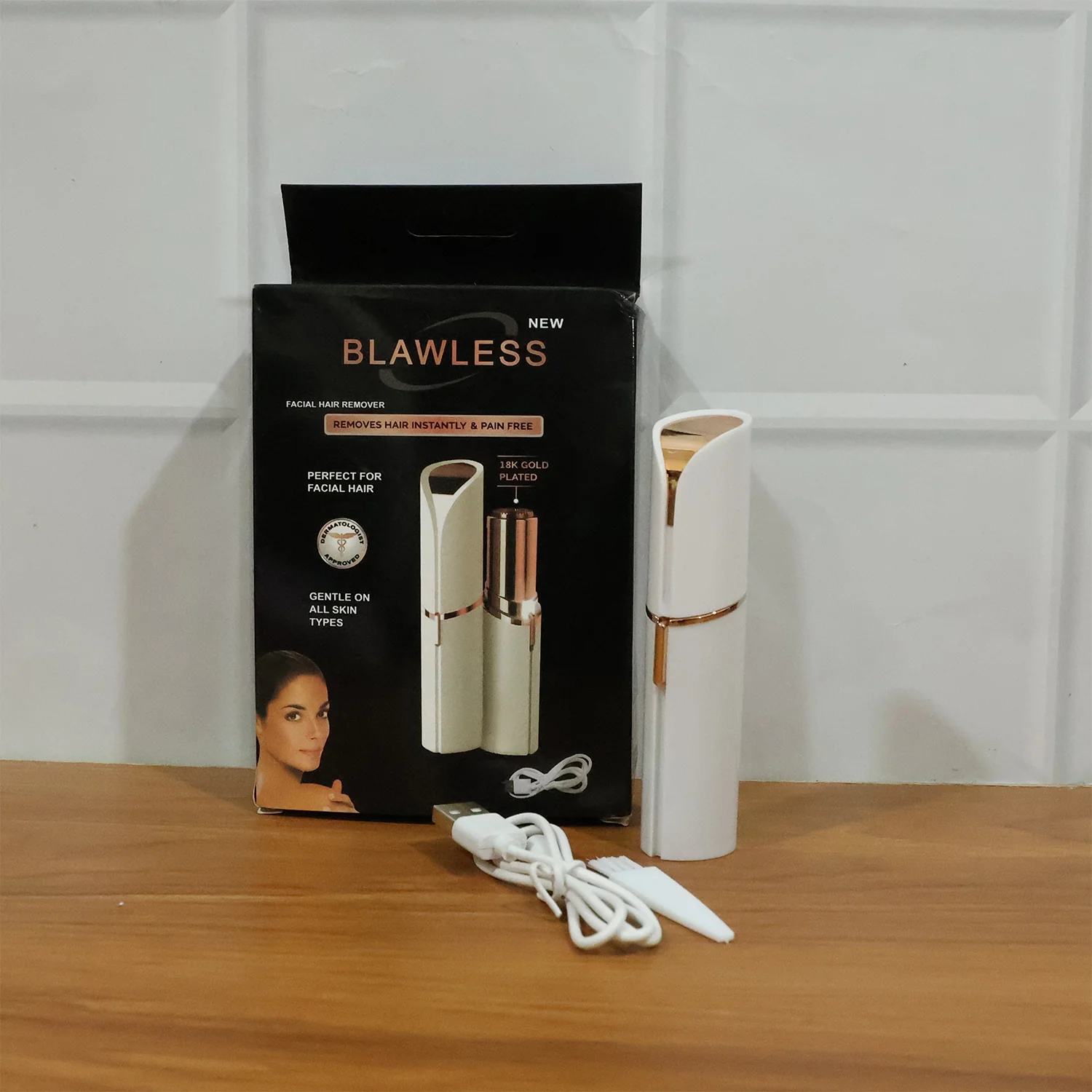 Rechargeable Facial Hair Remover Set for Women  – 1 Set - Image 10