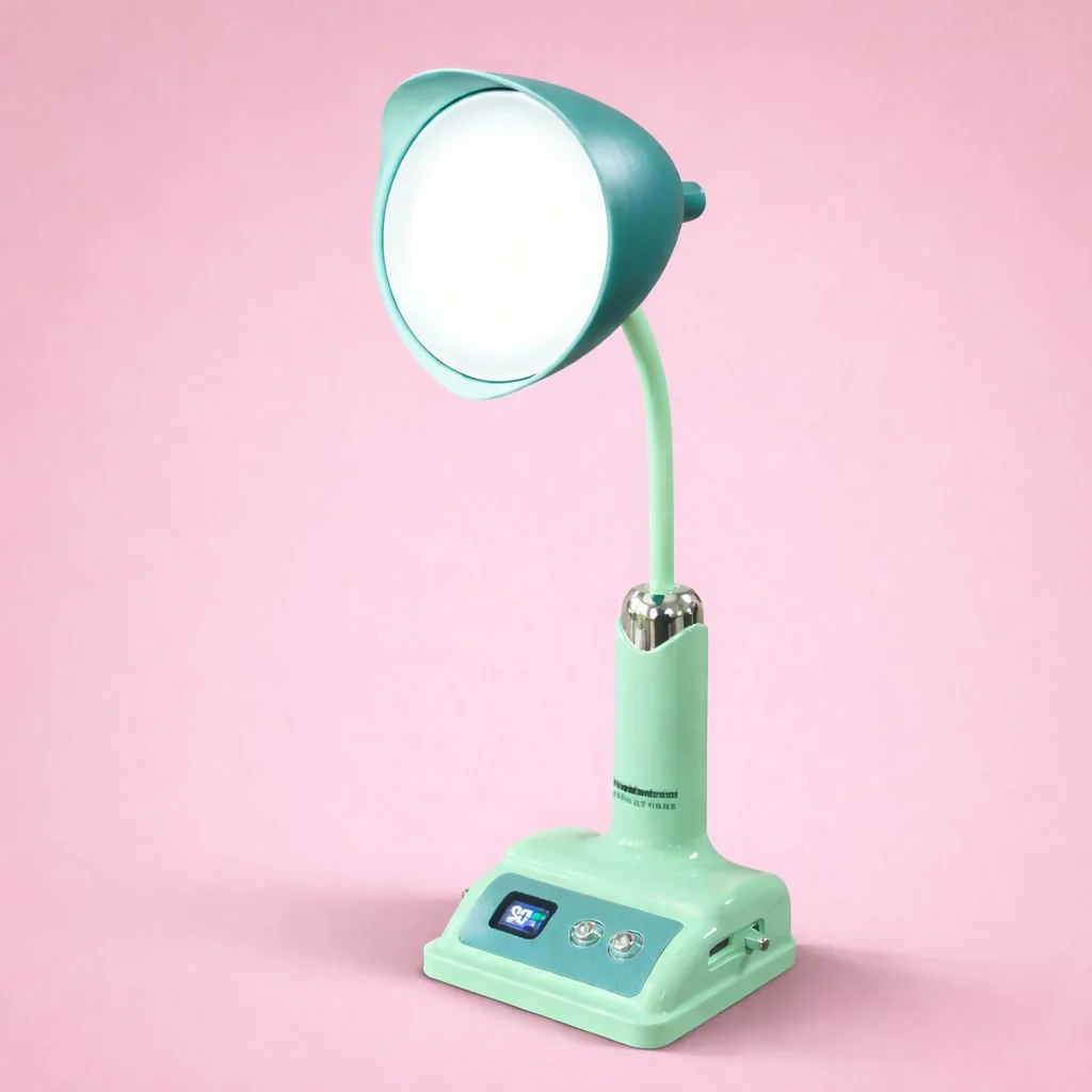 Rechargeable LED Desk Lamp with 3 Light Modes & Adjustable Neck - Image 2