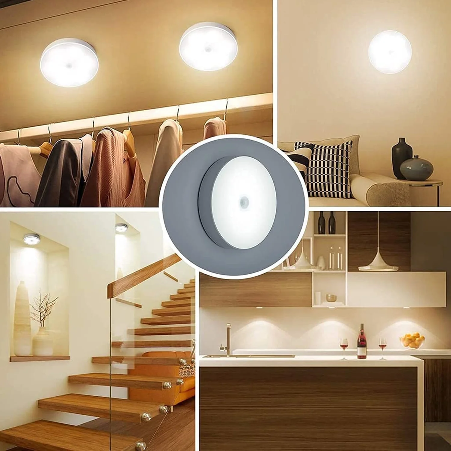 Rechargeable LED Press Button Night Light (1 Pc) - Image 7