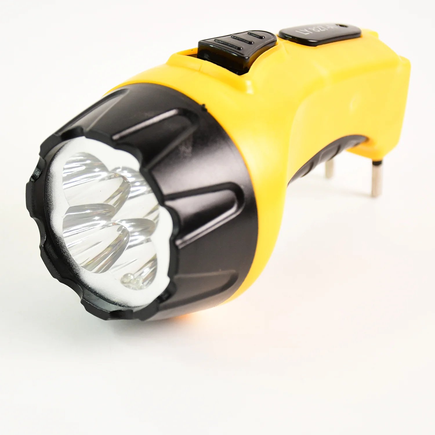 Rechargeable LED Torch Flashlight – High-Power Handheld Emergency Light Built-in Plug - Image 5
