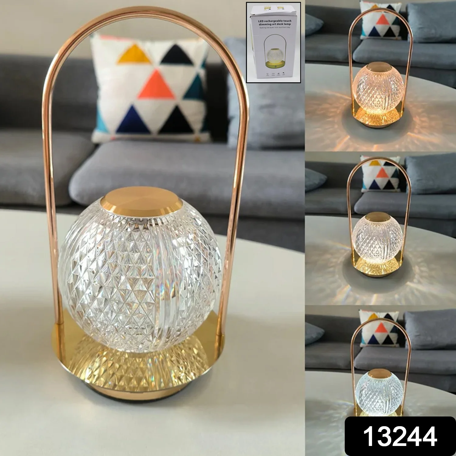 Rechargeable LED Lamps, Touch lamp (7W / 1800mAH) - Image 2