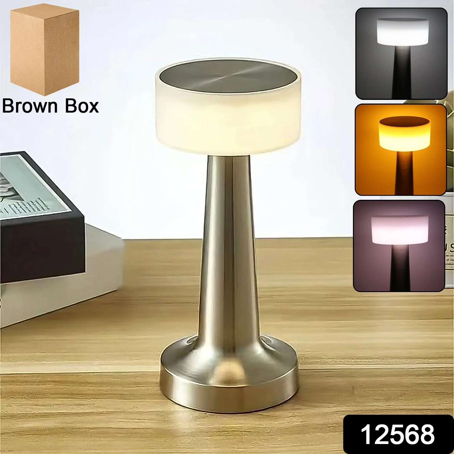 Rechargeable LED Touch Sensor Table Lamp (1 Pc) - Image 2