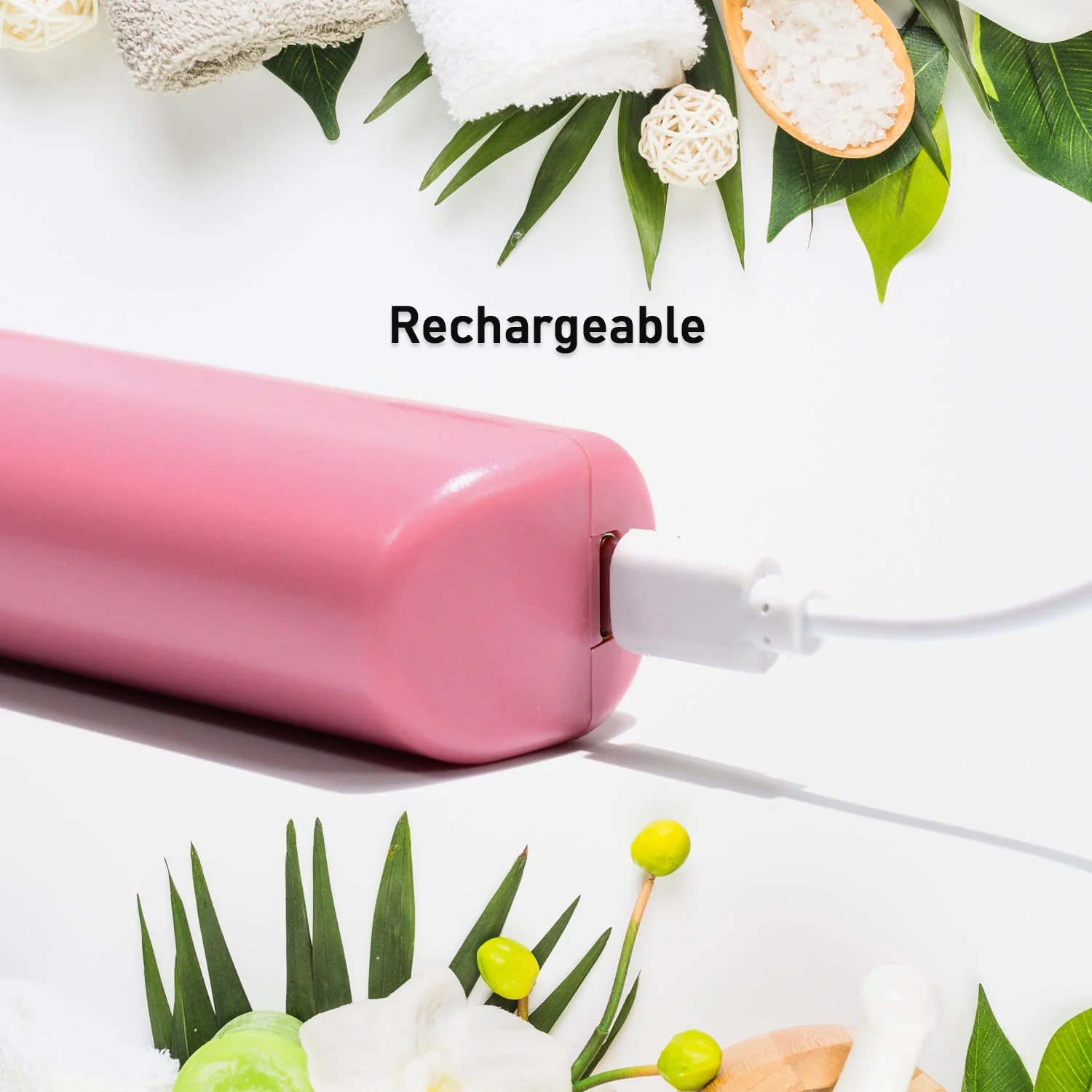 Rechargeable Mini Hair Straightener,  Three Temperature Adjustments Flat Iron Comb (1 Pc) - Image 10