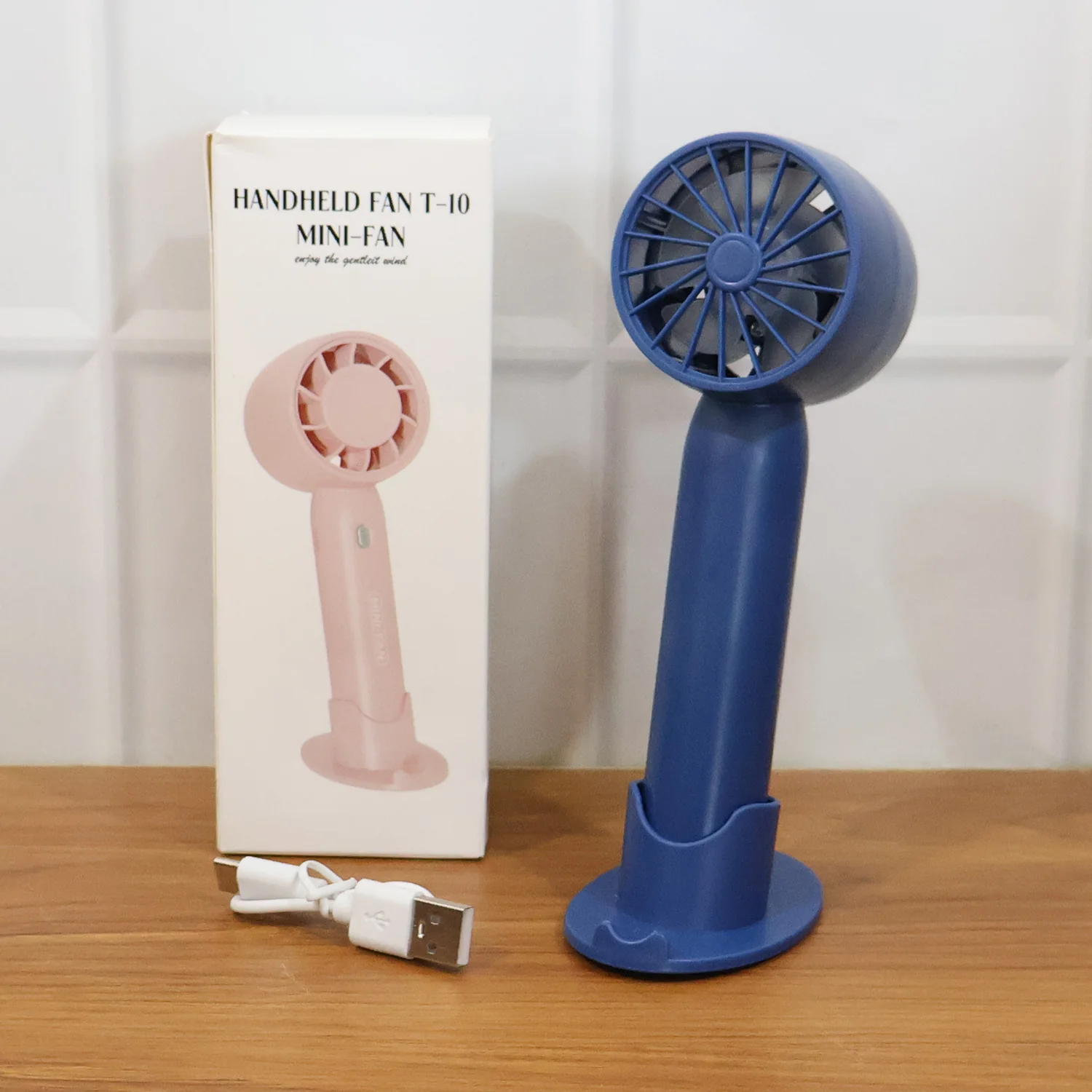 Rechargeable Mini Handheld Fan (1 Pc) - Image 8