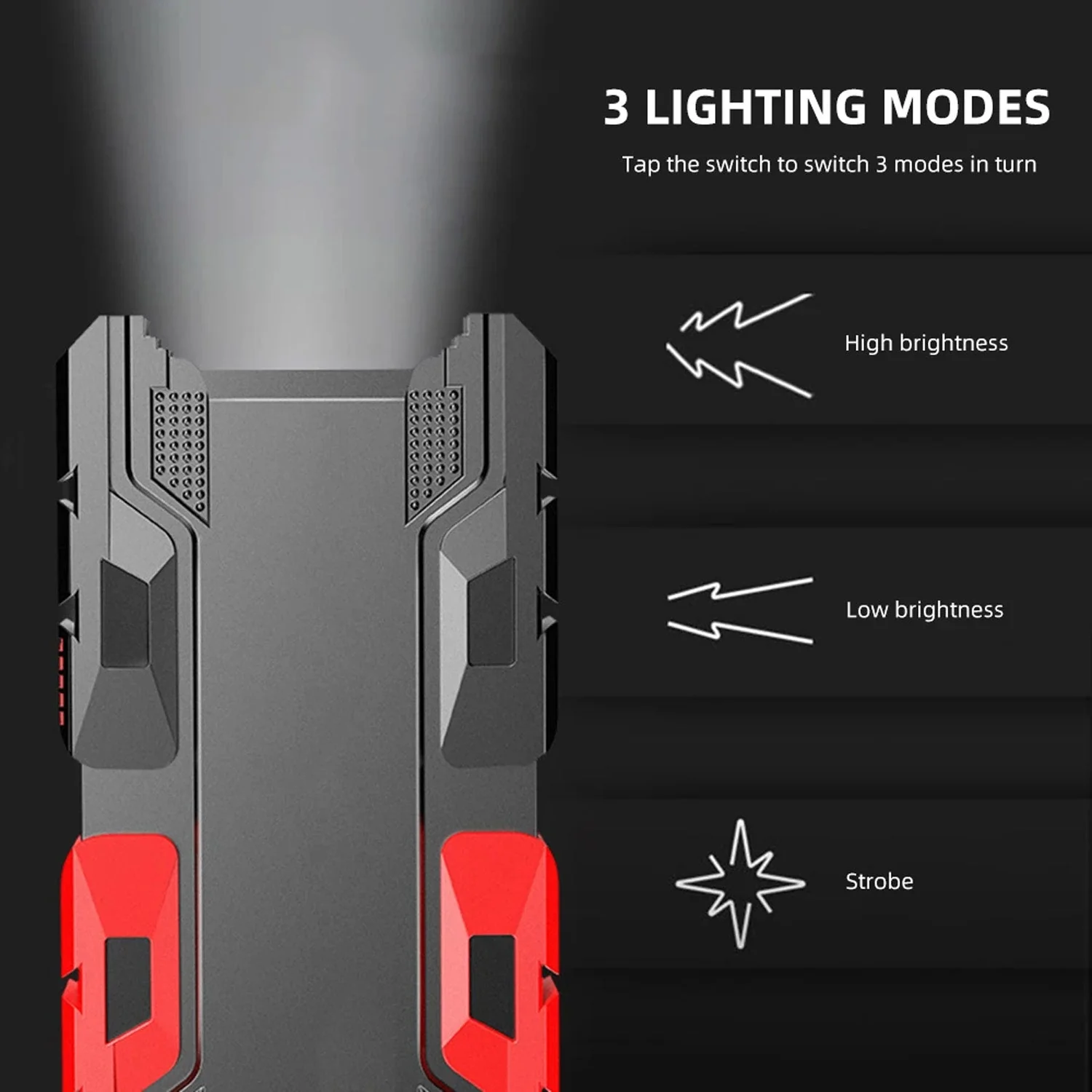 Rechargeable Mini LED Flashlight with Power Bank, 3 Modes (1 Pc, 800mAh) - Image 5
