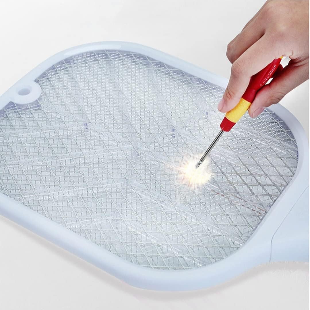 Rechargeable Mosquito Killer Racket with UV Light & USB Charging Base - Image 11