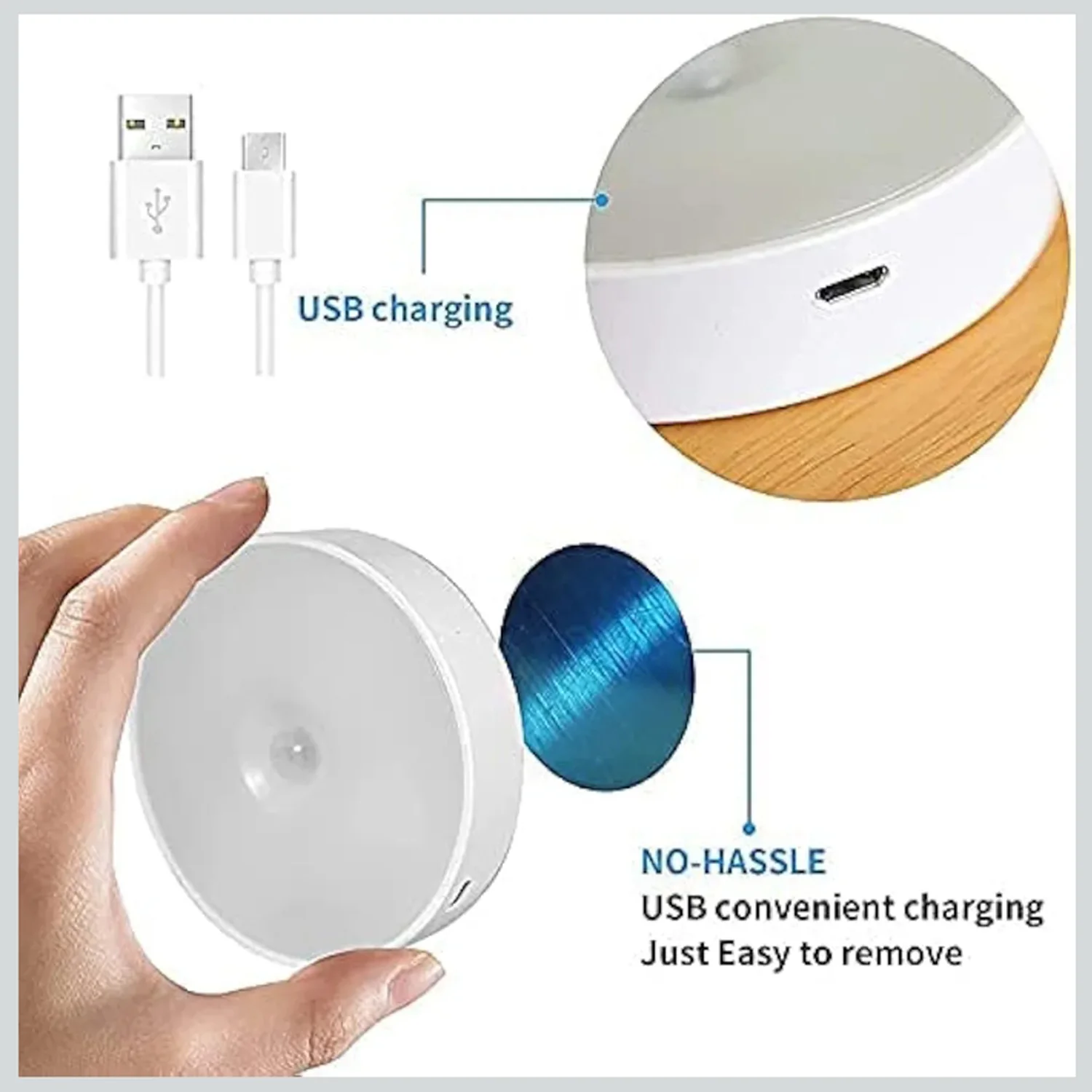 Rechargeable Motion Sensor Night Light (1 Pc) - Image 9