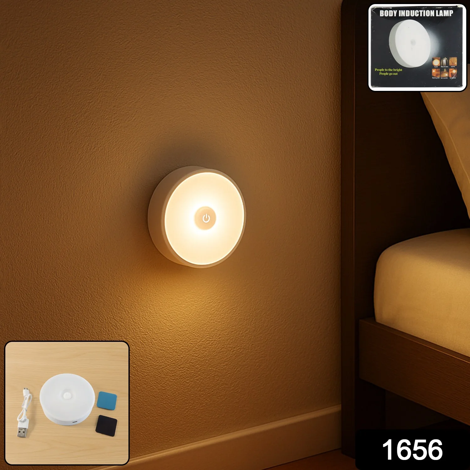 Rechargeable Motion Sensor Night Light (1 Pc) - Image 2