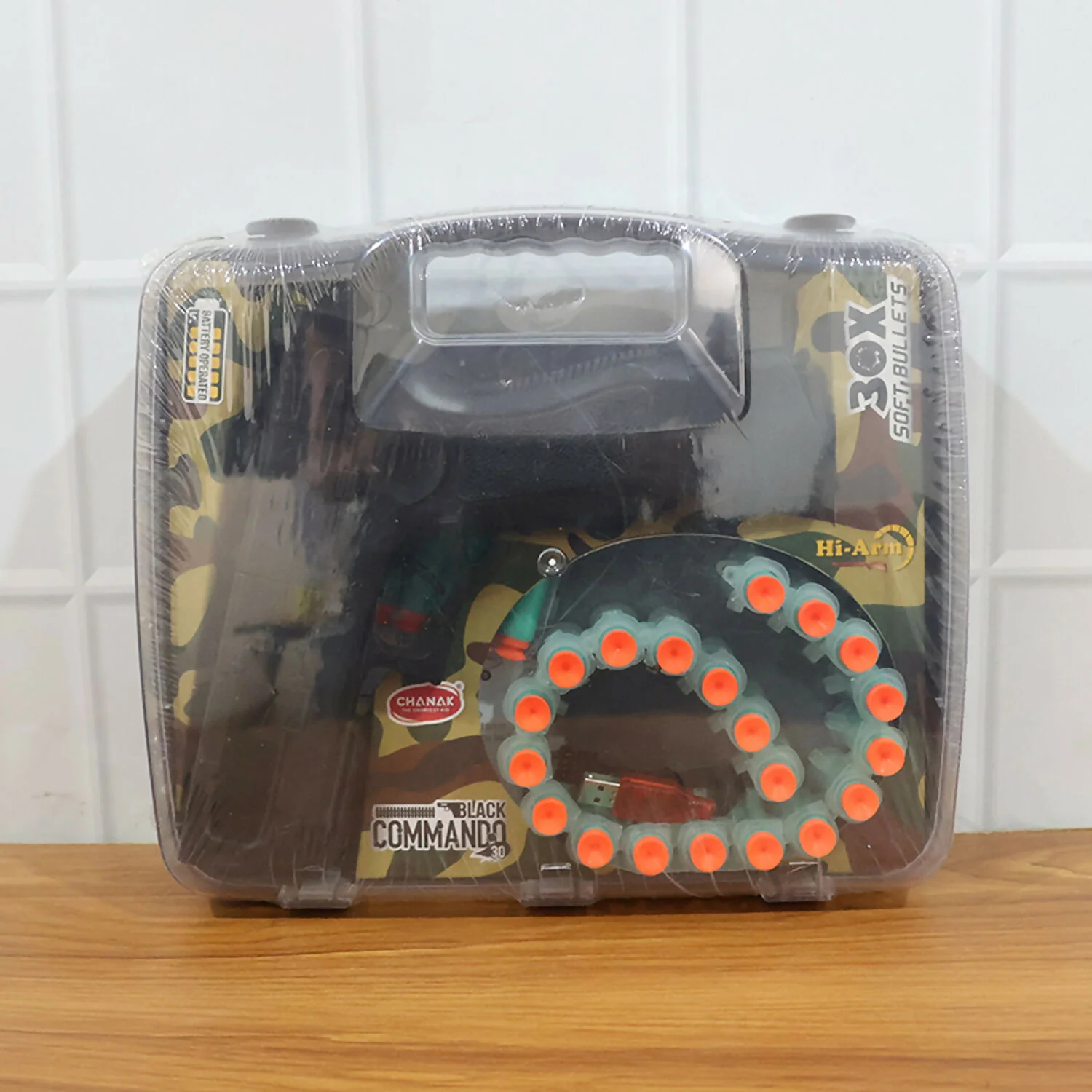 Rechargeable Soft Bullet Toy Gun Set with 30 Bullets and Dual Manual Auto Firing Mode - Image 9