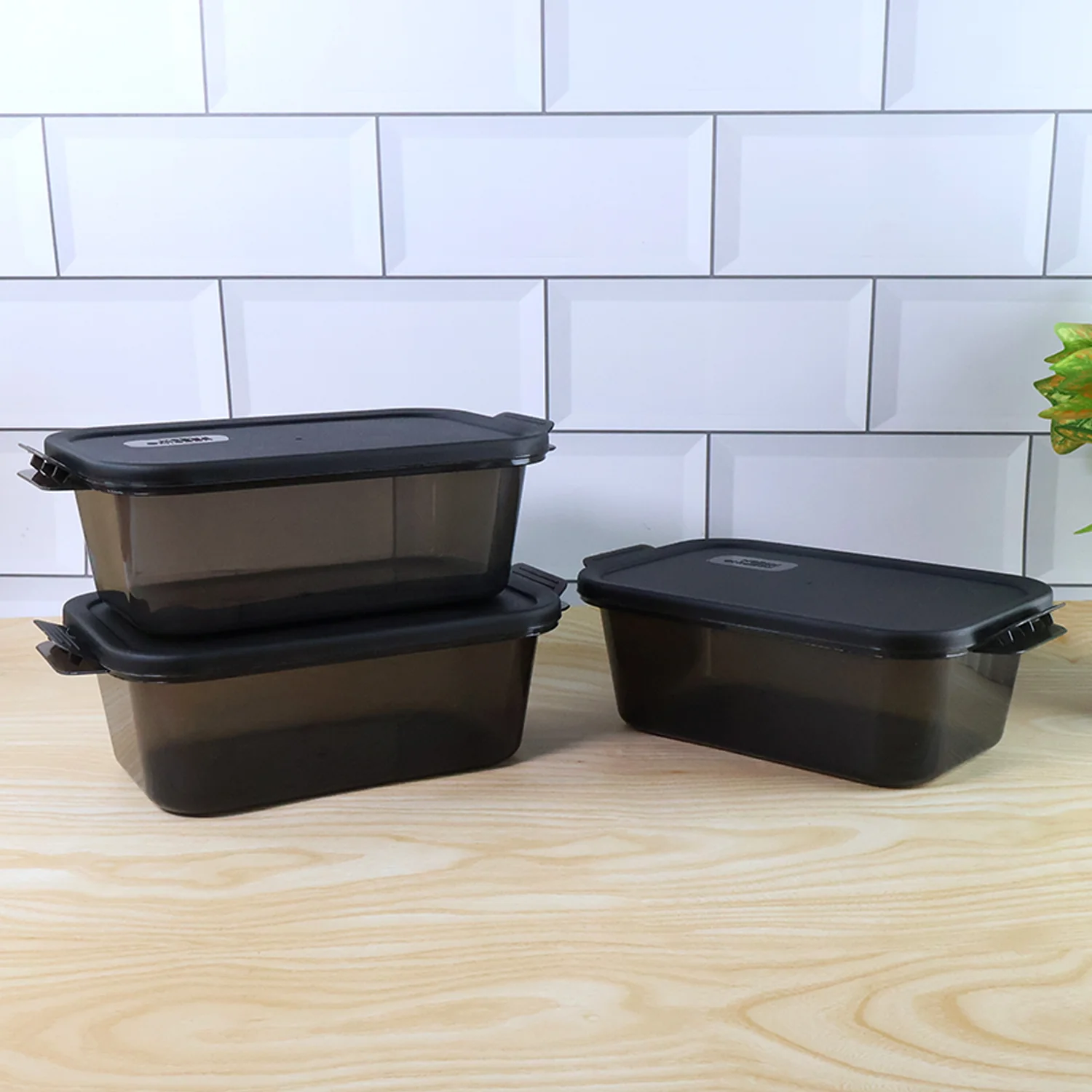 Rectangular Food Storage Containers - (3 Pc / Set) - Image 3