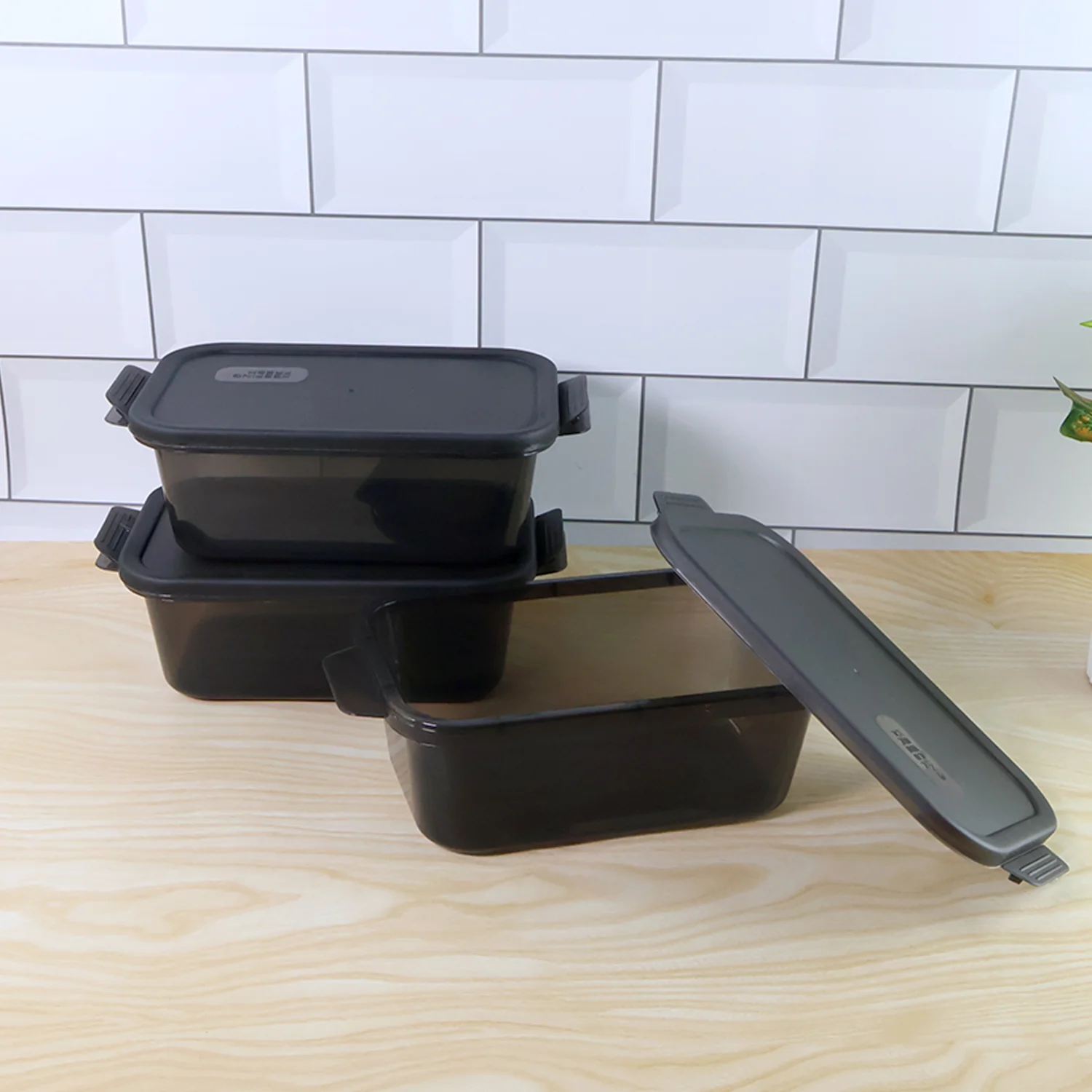 Rectangular Food Storage Containers - (3 Pc / Set) - Image 4