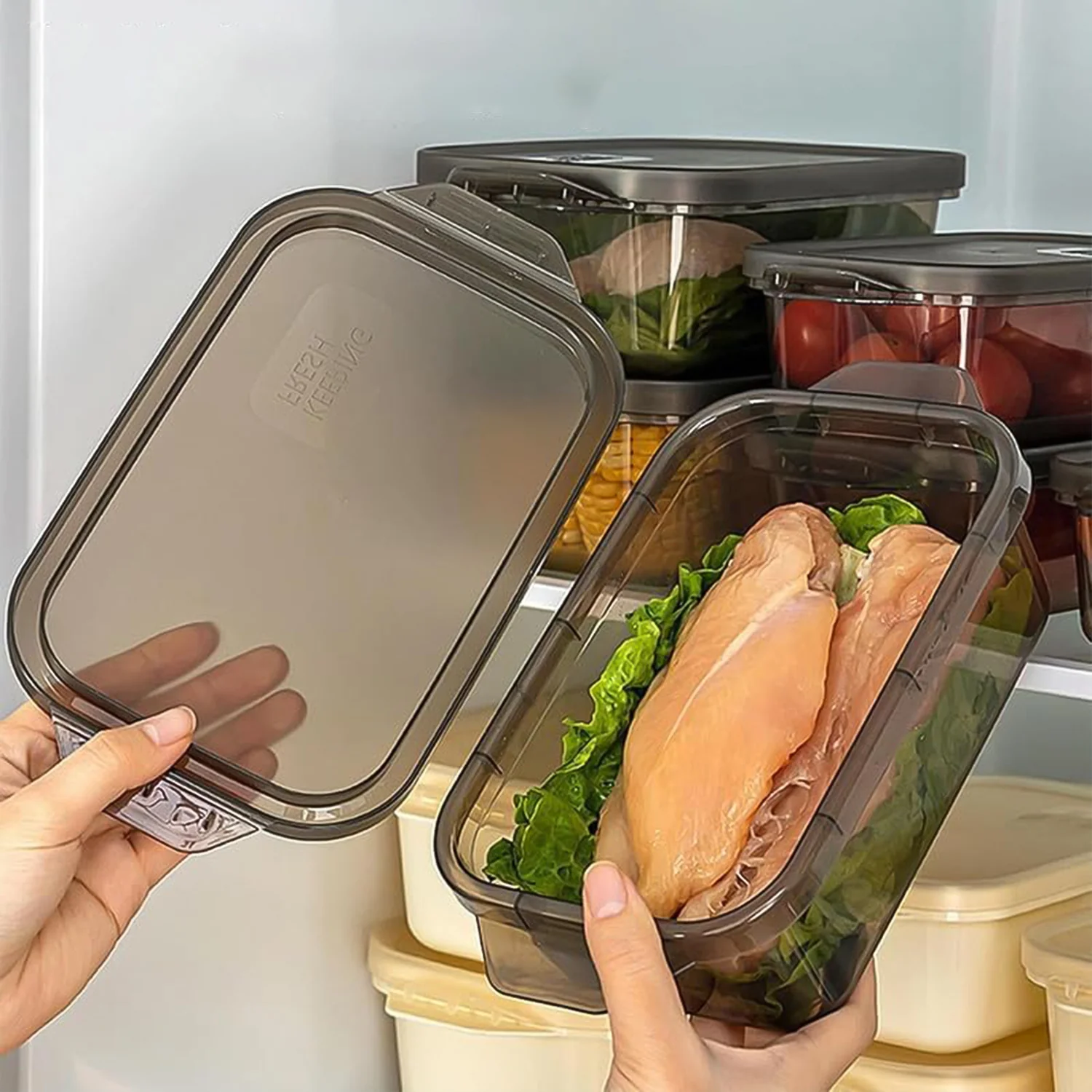 Rectangular Food Storage Containers - (3 Pc / Set) - Image 8