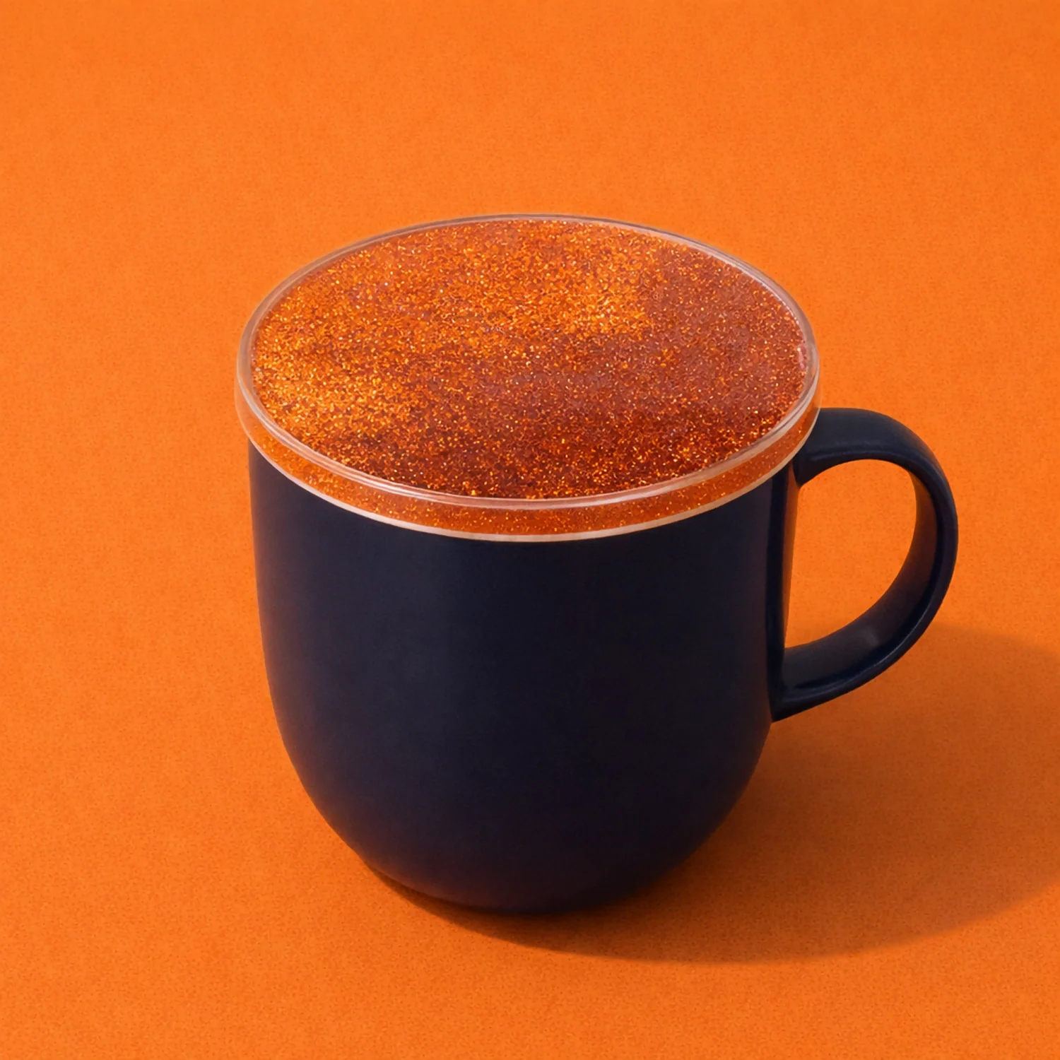 Red Glitter Resin Tea Coaster for Cup & Mug ( MUG NOT INCLUDED) - Image 4