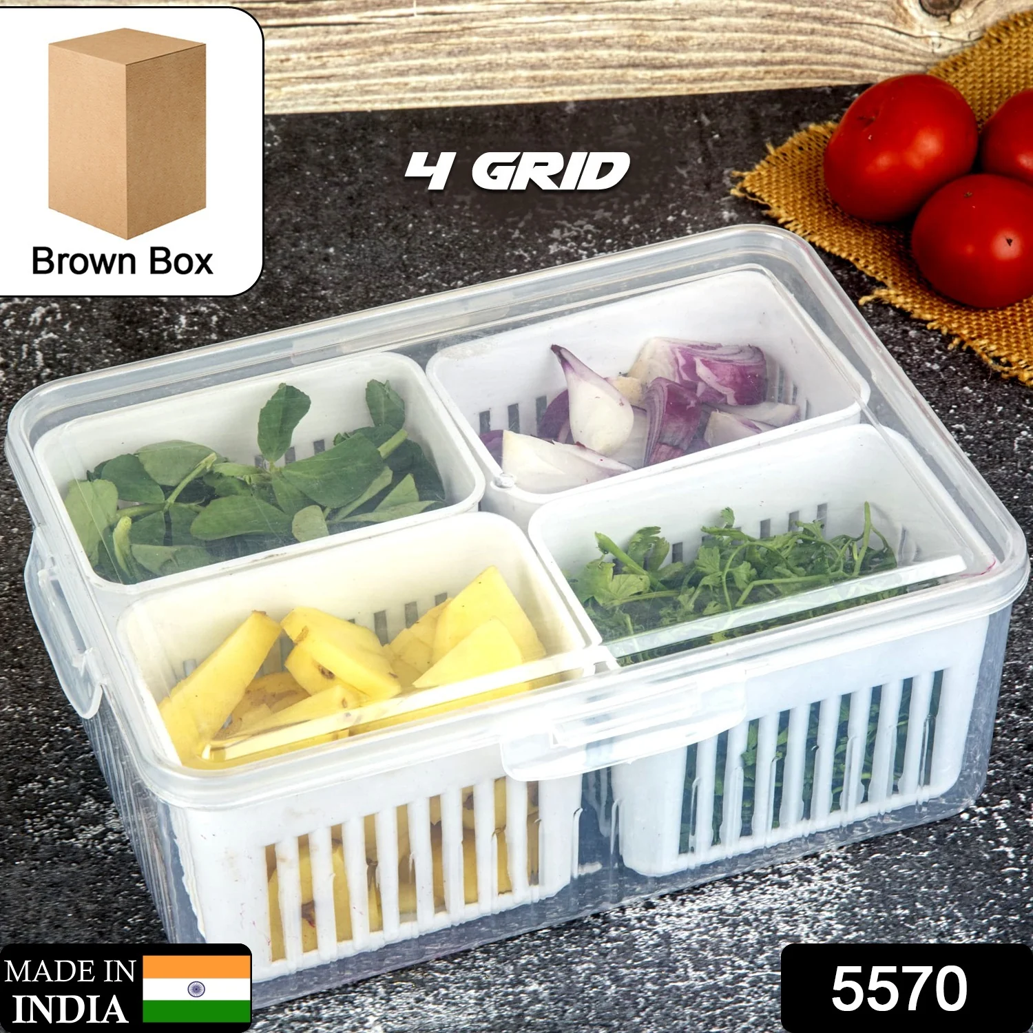 Fridge Storage Box – Freezer & Kitchen Organizer for Vegetables & Food (1 Pc) - Image 10