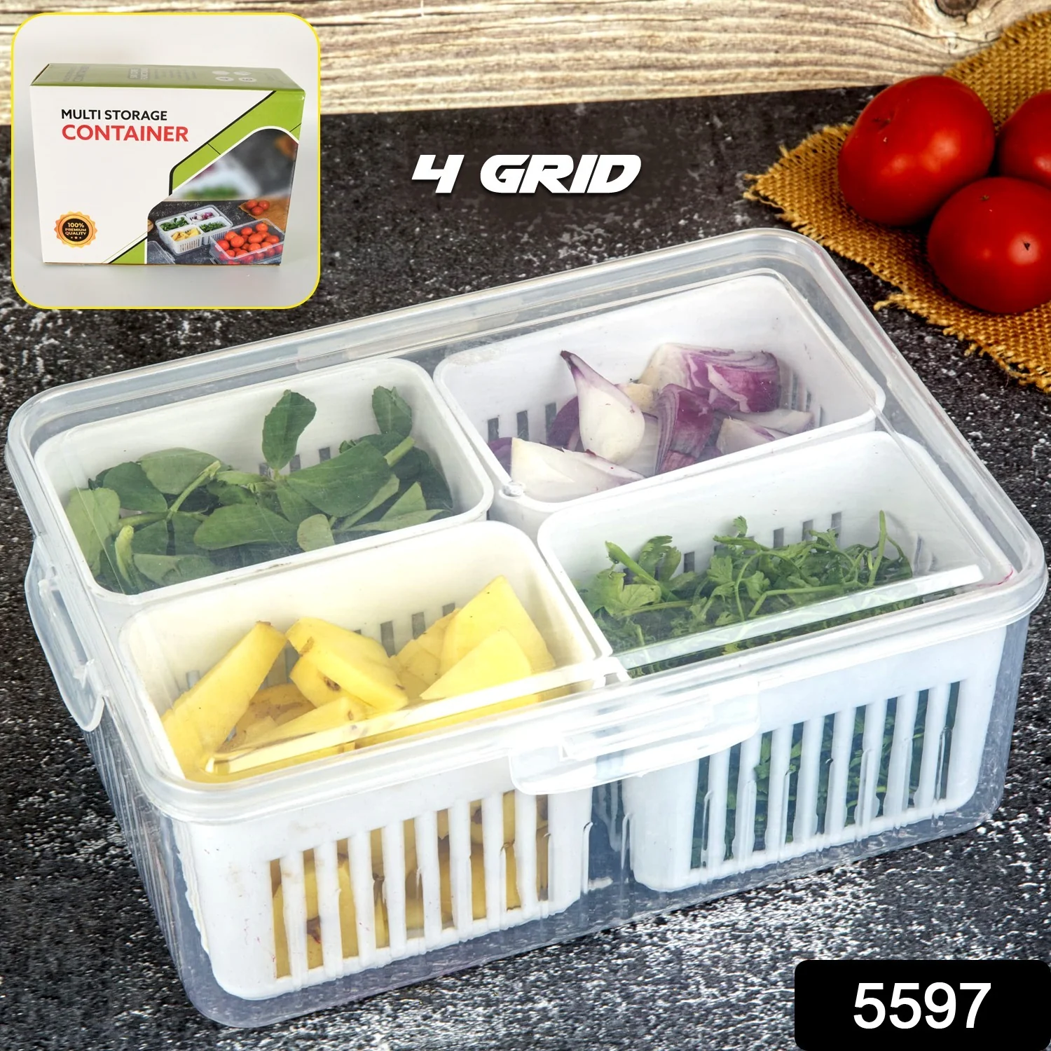 Fridge Storage Box – Freezer & Kitchen Organizer for Vegetables & Food (1 Pc) - Image 13