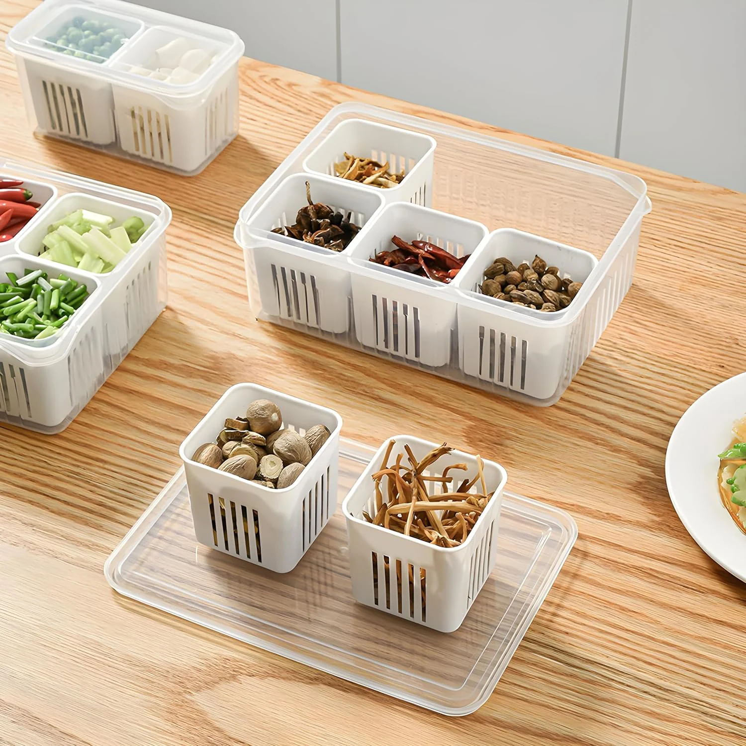 Fridge Storage Box – Freezer & Kitchen Organizer for Vegetables & Food (1 Pc) - Image 15