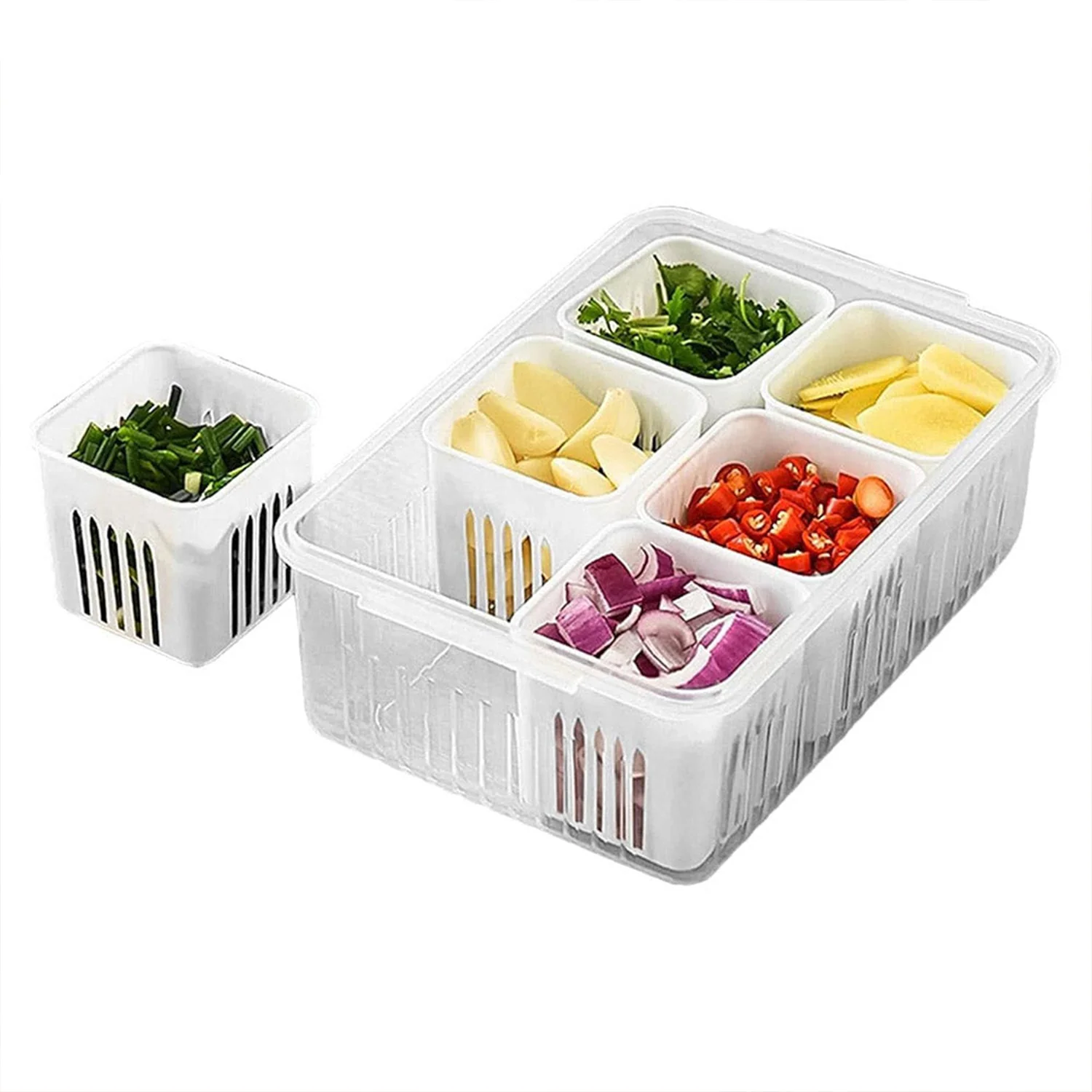 Fridge Storage Box – Freezer & Kitchen Organizer for Vegetables & Food (1 Pc) - Image 16