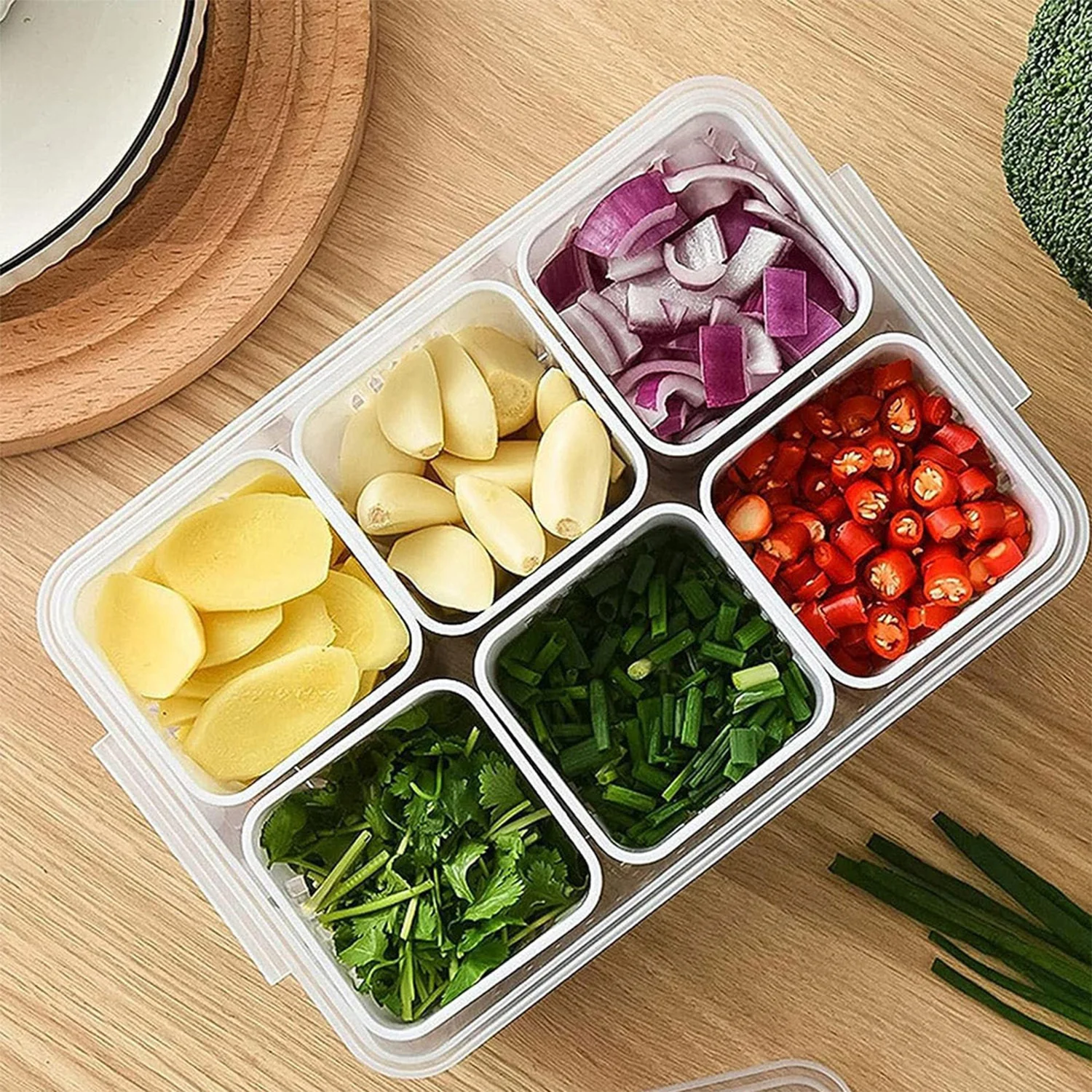 Fridge Storage Box – Freezer & Kitchen Organizer for Vegetables & Food (1 Pc) - Image 6