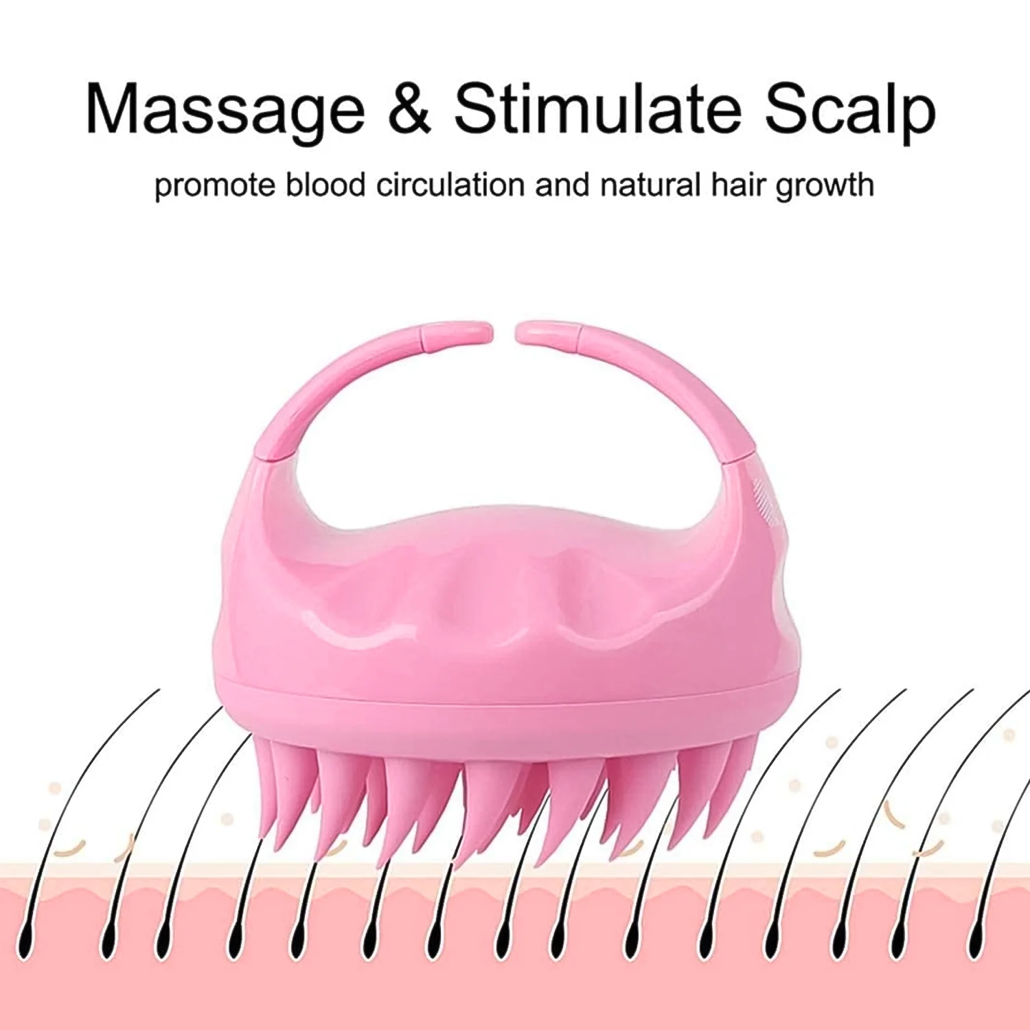 Scalp Massager, Head Massager Comb (1 Pc), Hair accessories - Image 8
