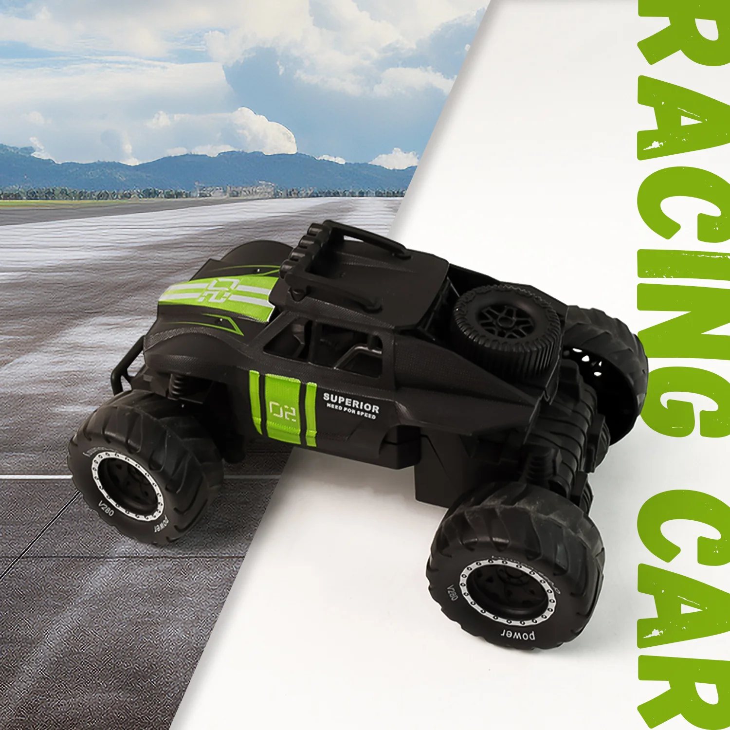 Electroplay Remote Control Monster Truck Toy (1 Set) - Image 6