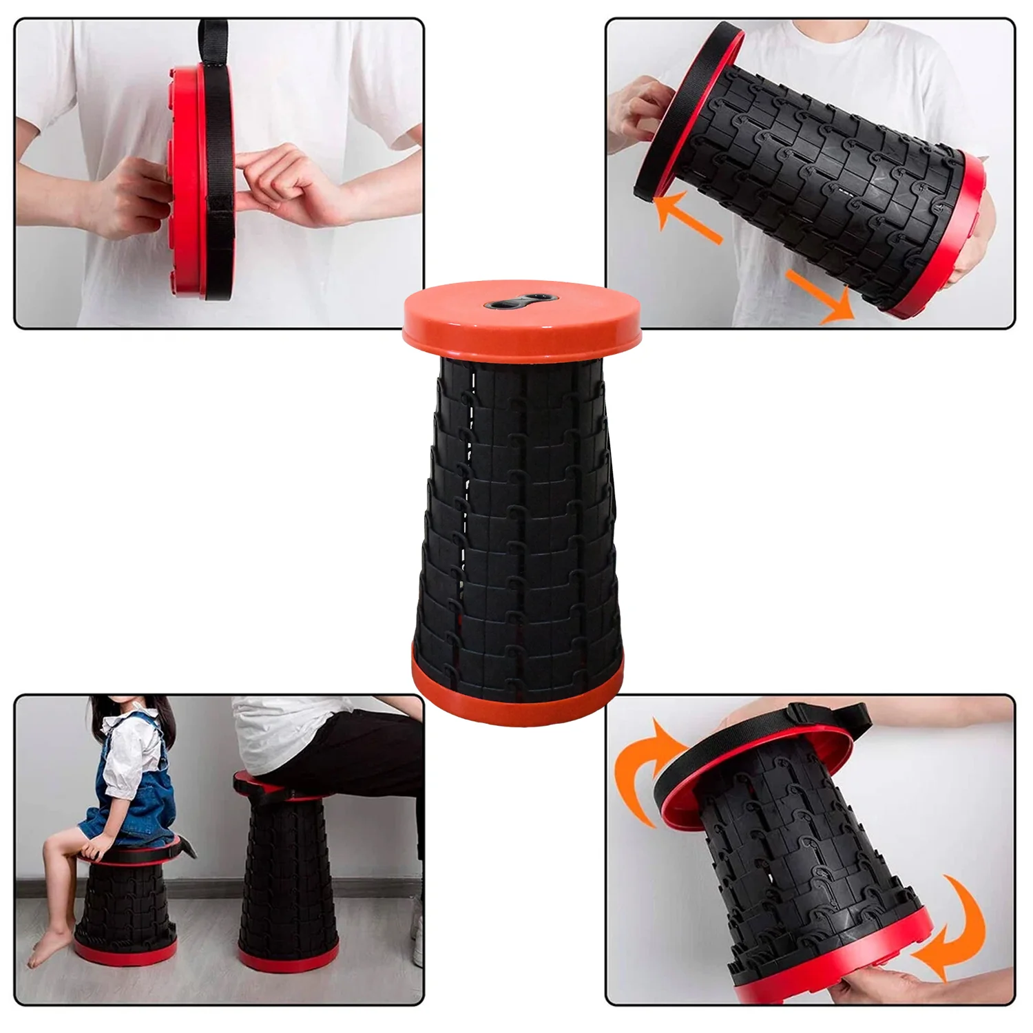 Retractable Folding Stools (1 Pc) - Image 4