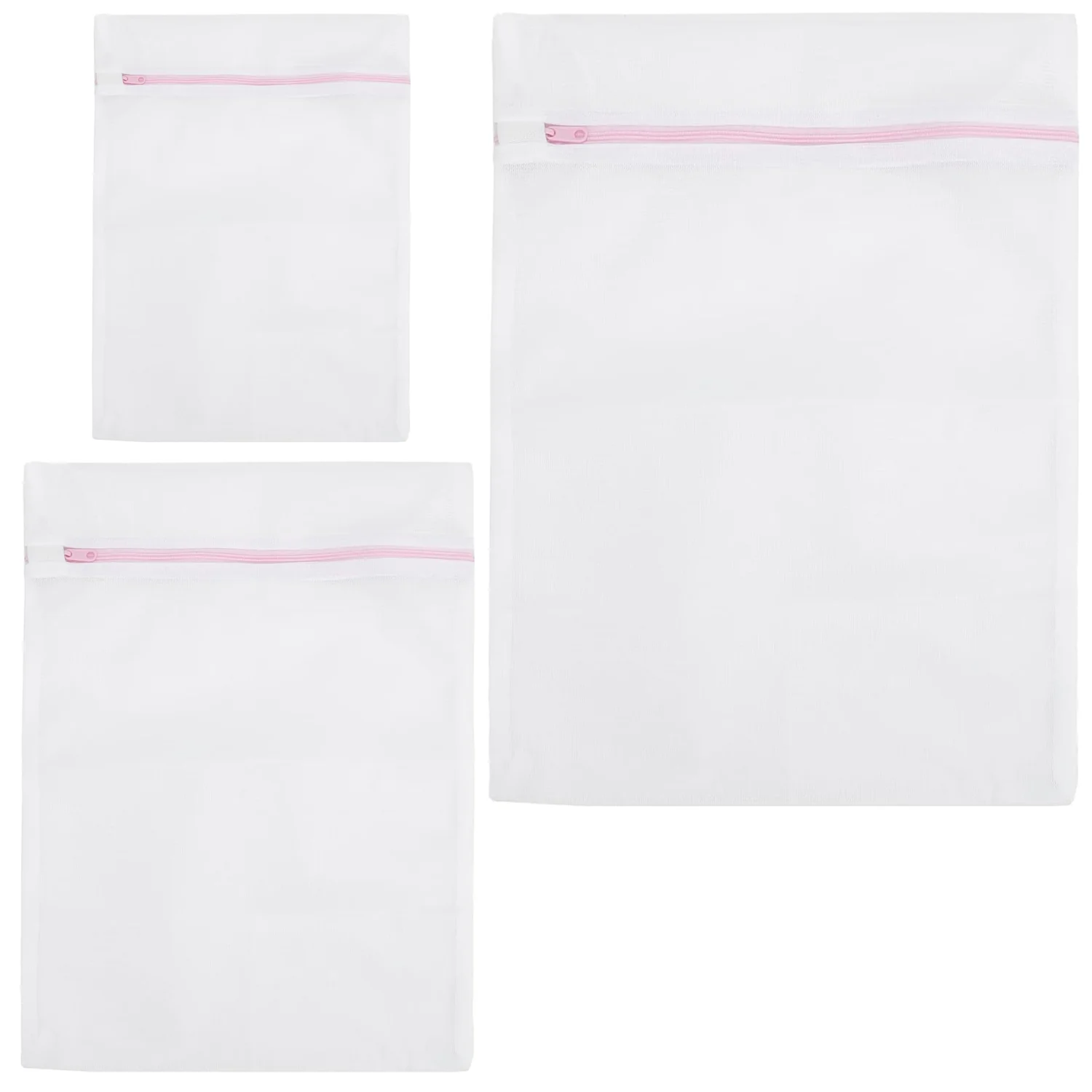 Reusable and Durable Zip Mesh Laundry Bag 3 Different Size (3 Pcs Set) - Image 4