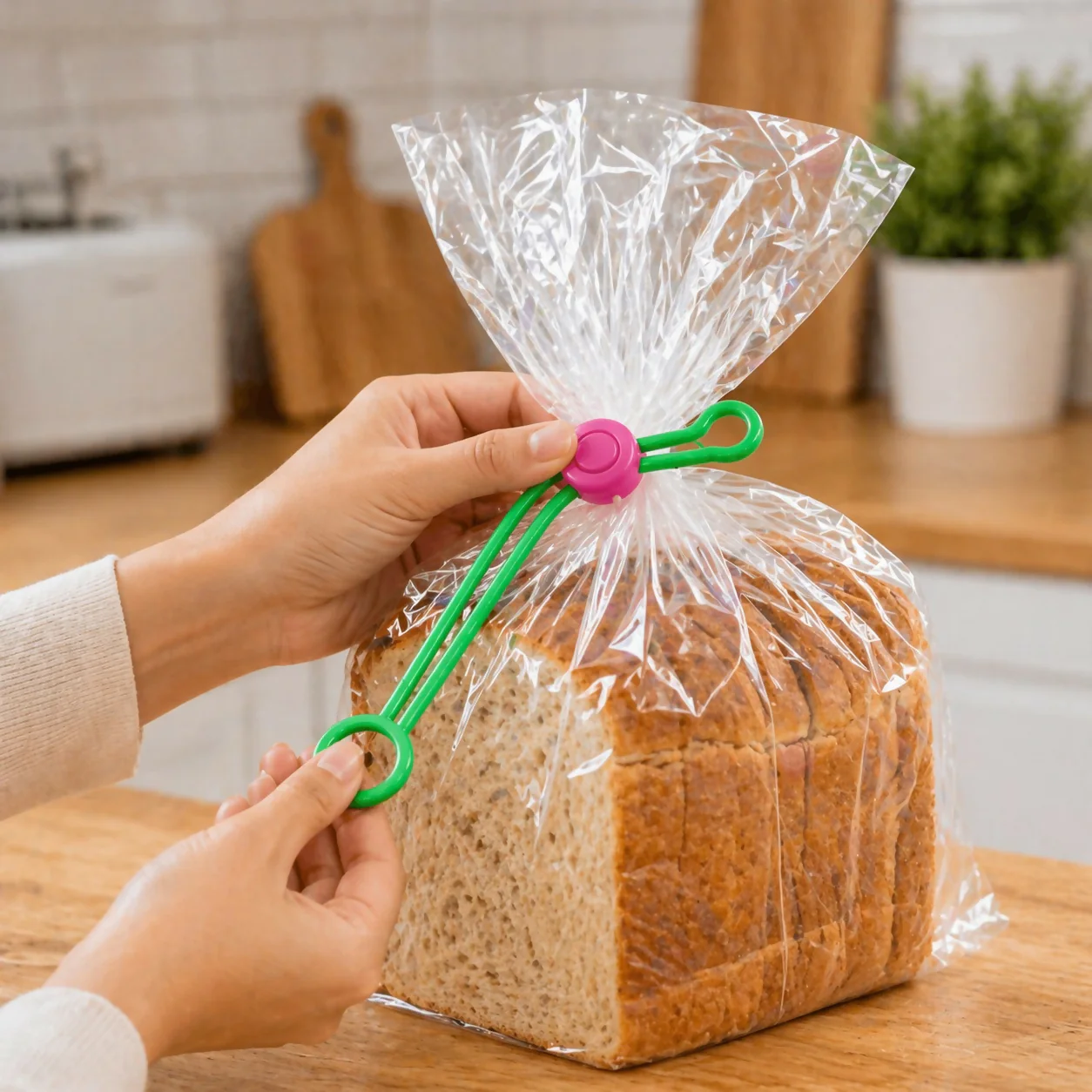 Reusable Bag Sealing Clip Food Storage Lock Strap (Color may vary) - Image 4