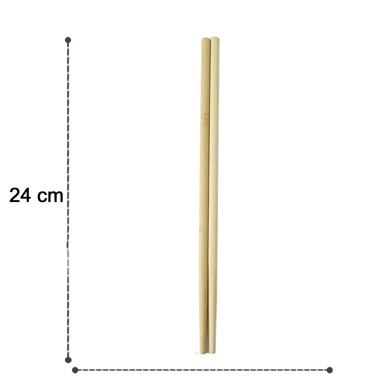Premium Reusable Bamboo Chopsticks Set (Set of 5 Pair) - Image 6