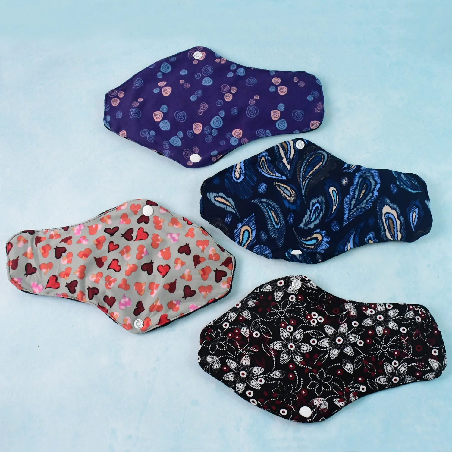 Reusable Cloth Sanitary Pads for Women (4 Pc) - Image 3