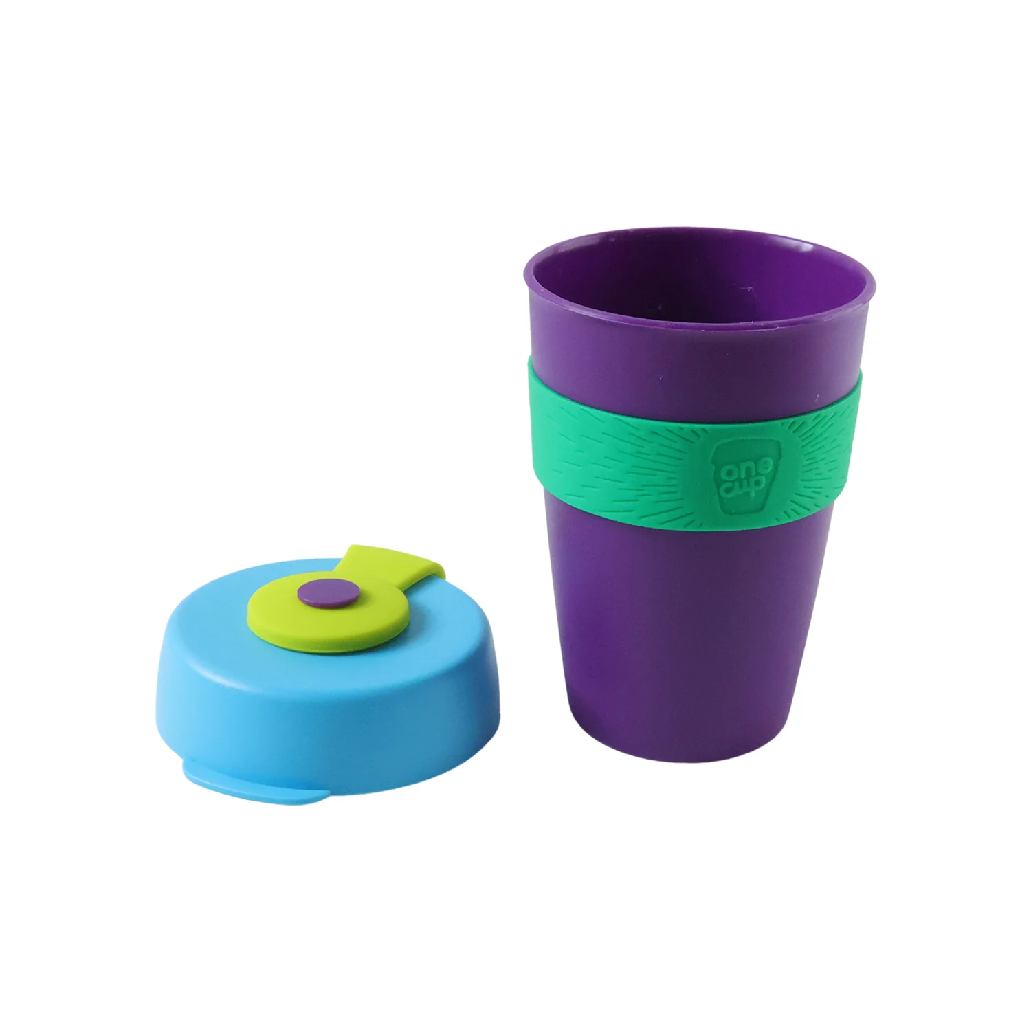 Reusable Colorful Travel Mug with Secure Silicone Lid (1 Pc, 400 ML) - Image 5
