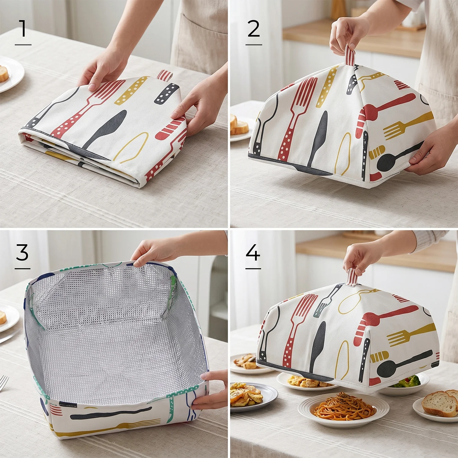 Reusable Food Cover (1 Pc, Small Size) - Image 5
