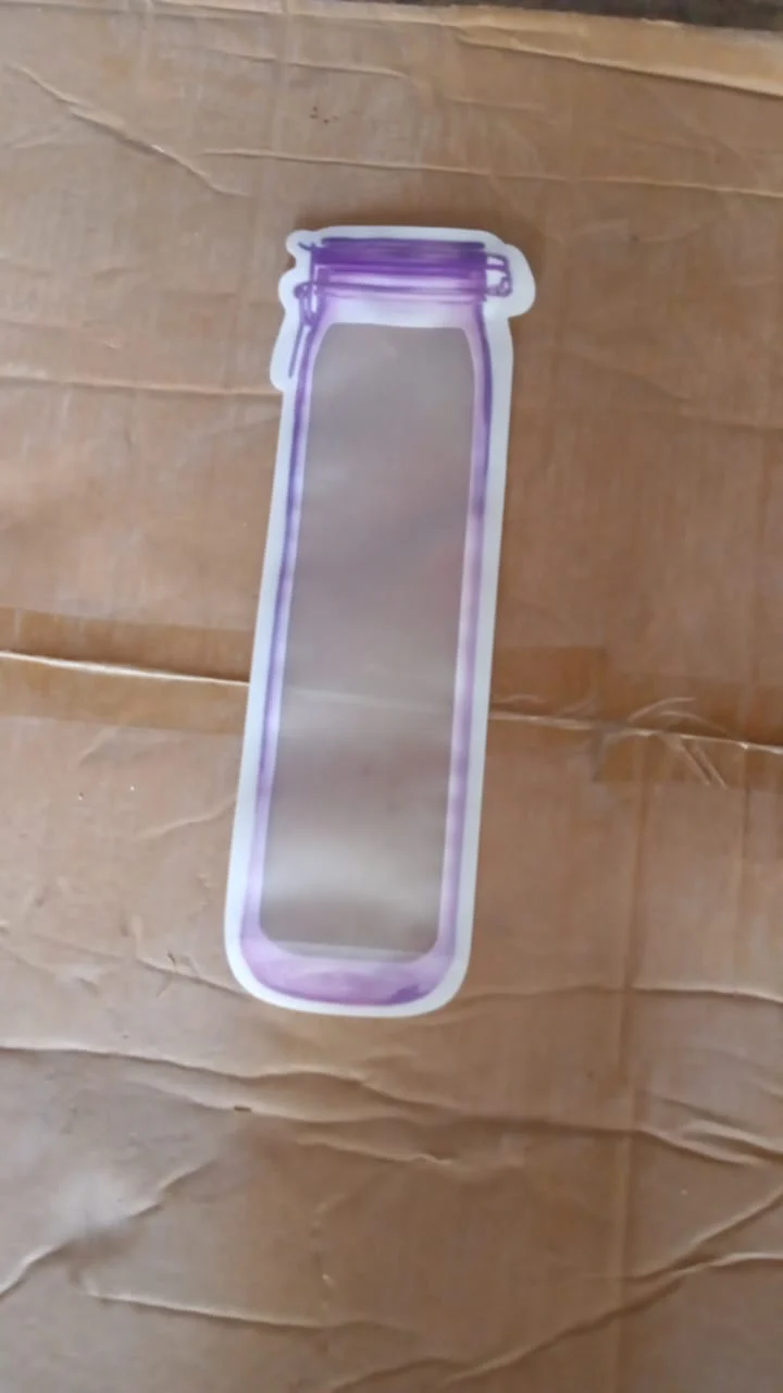 Food Storage Bag Bottles Shape Ziplock Bags Reusable (1 Pc / 500 ML) - Image 7