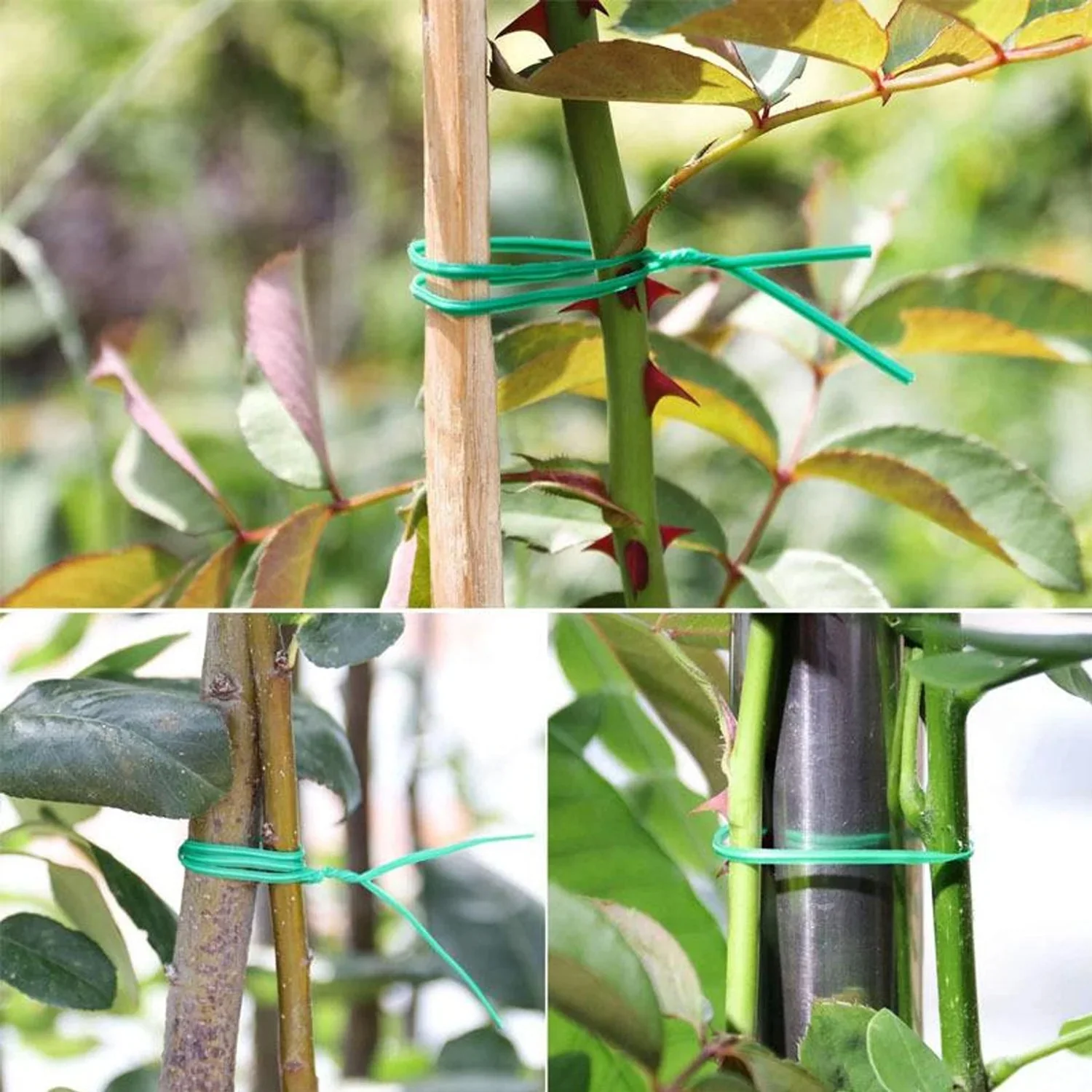 Reusable Green Twist Tie Roll (50 Meter Length) - Image 3