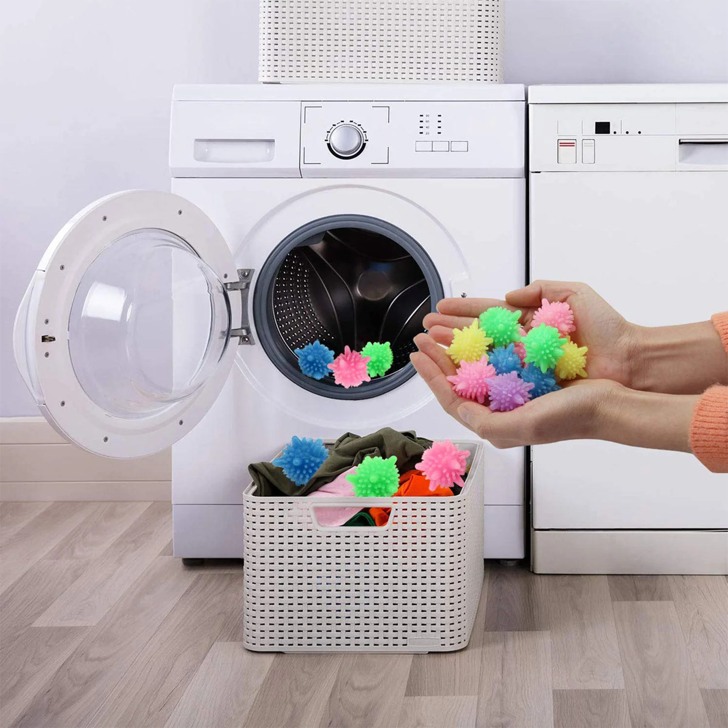 Reusable Laundry Washing Balls (mix Color / 50 Pcs Set) - Image 6