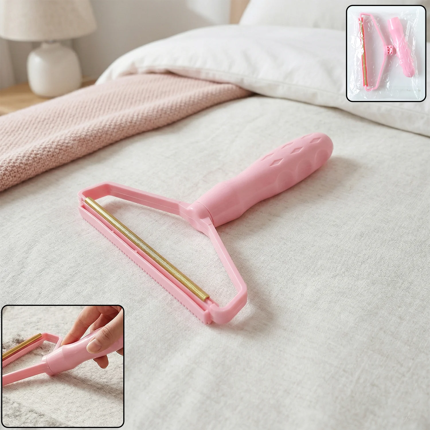 Reusable Lint Remover Fabric Hair Remover Roller (1 Pc)