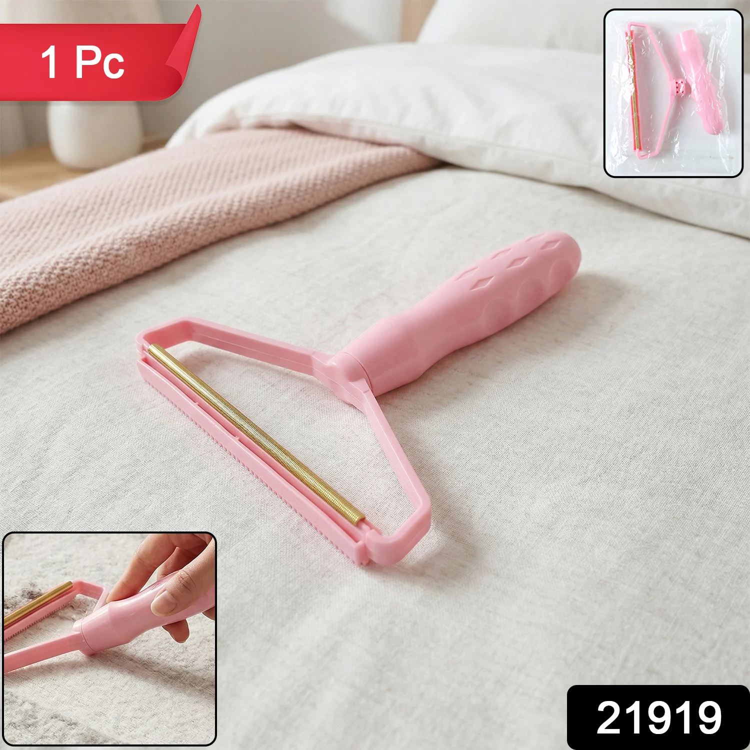 Reusable Lint Remover Fabric Hair Remover Roller (1 Pc) - Image 2