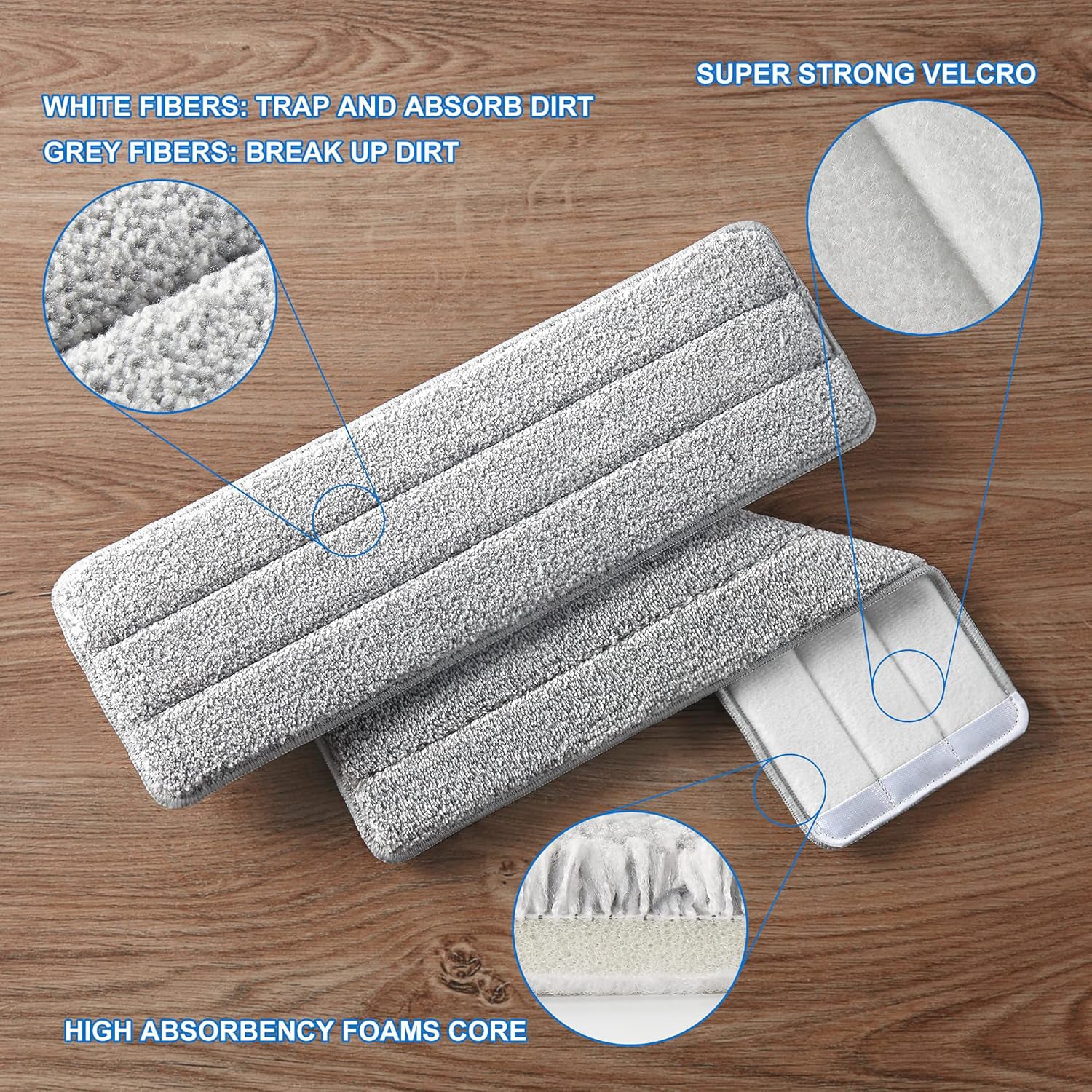 Reusable Microfiber Mop Pad Replacement (1 Pc) - Image 7