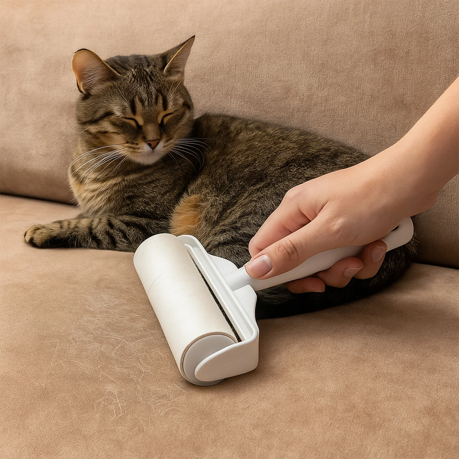 Reusable Pet Hair & Lint Remover Roller - (1 Pc / 23 × 17 cm) - Image 6