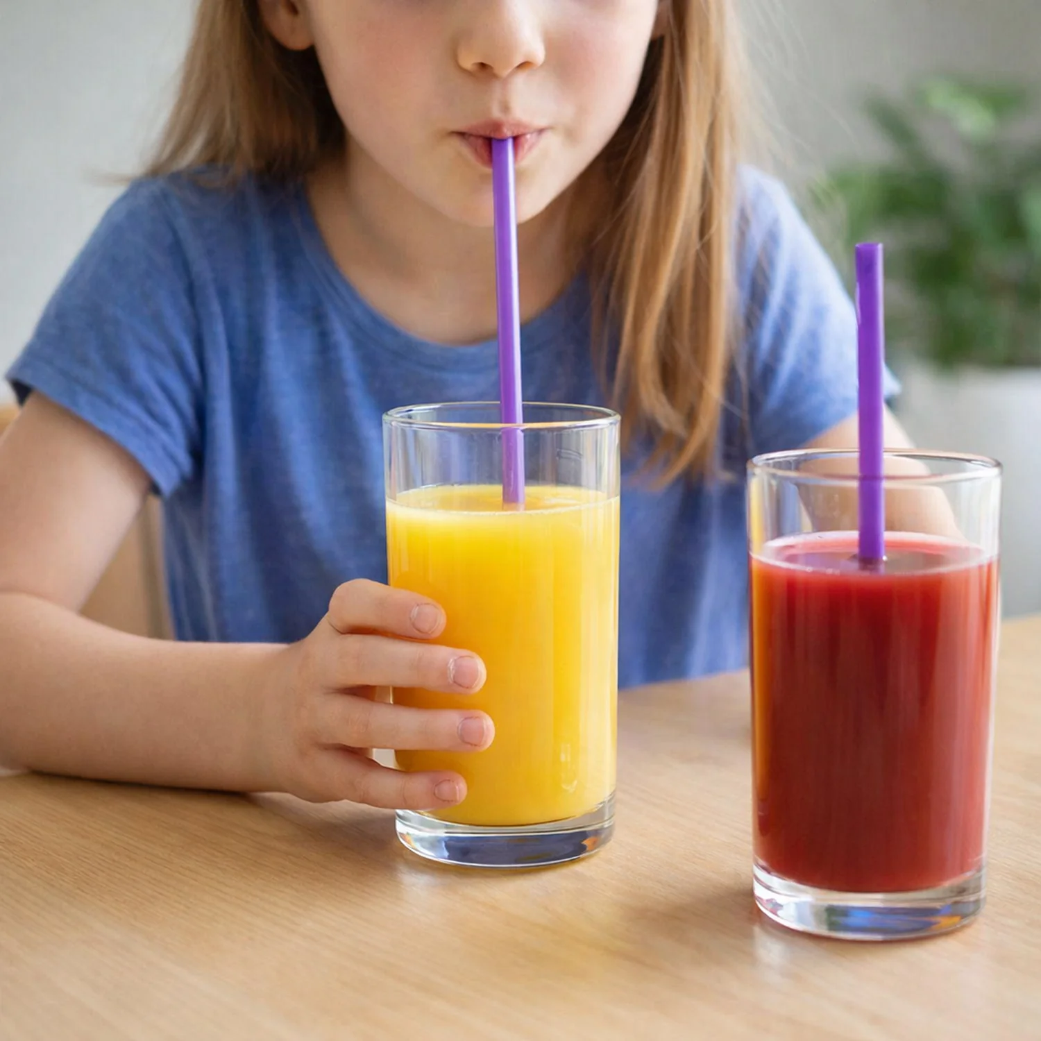 Reusable Plastic Drinking Straws Pack of 10 - Image 3