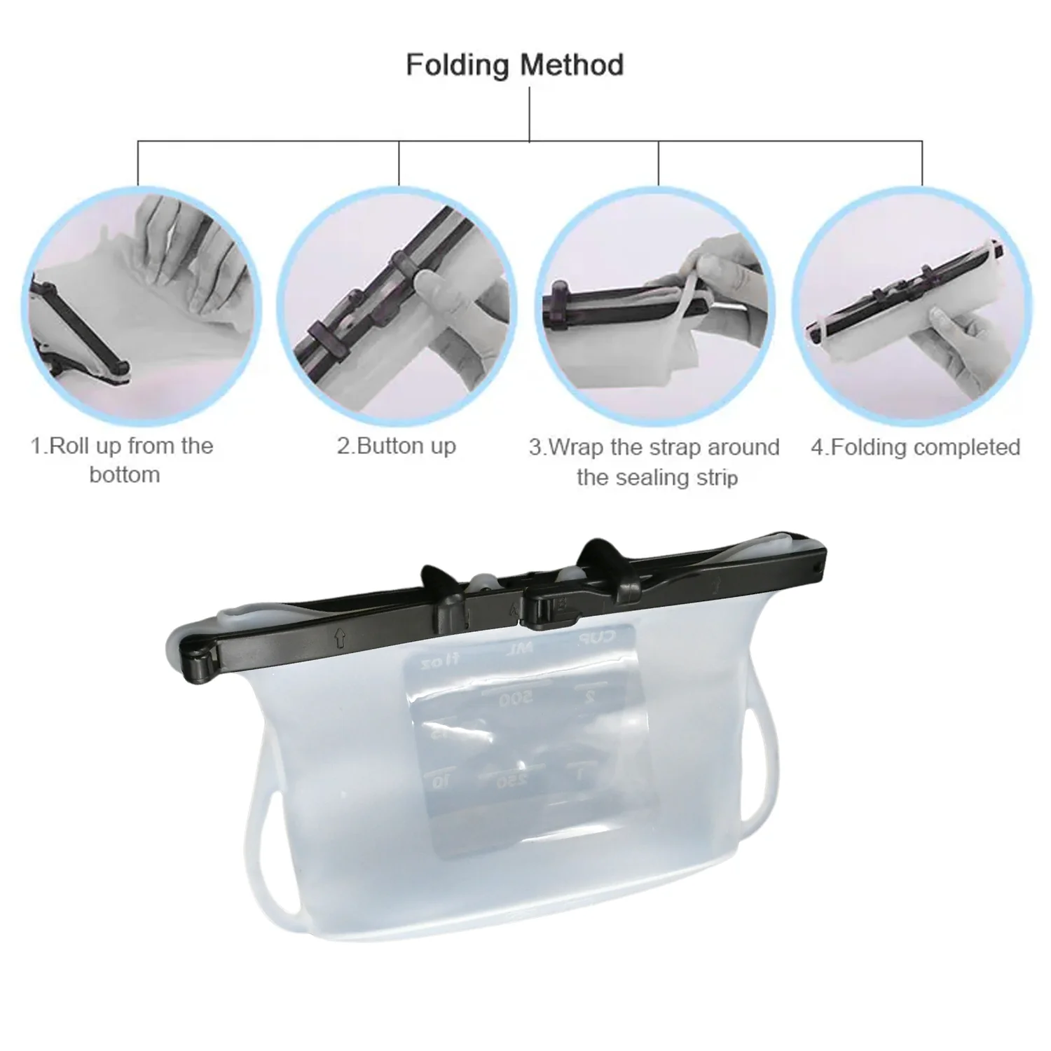 Reusable Silicone Food Storage Bag for Snacks (1 Pc, Leakproof, BPA Free) - Image 5