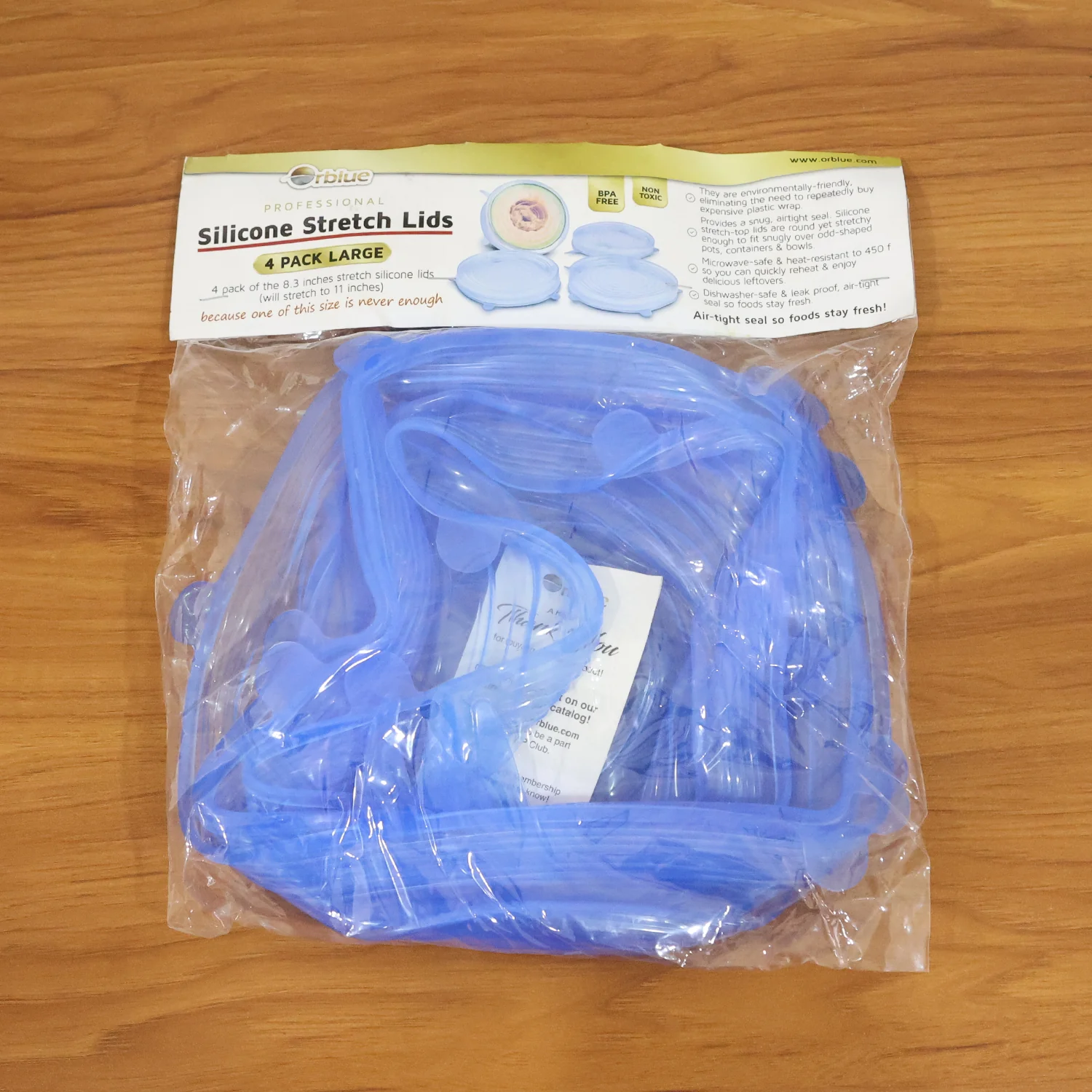 Reusable Silicone Stretch Lids 4 Piece Set - Image 8