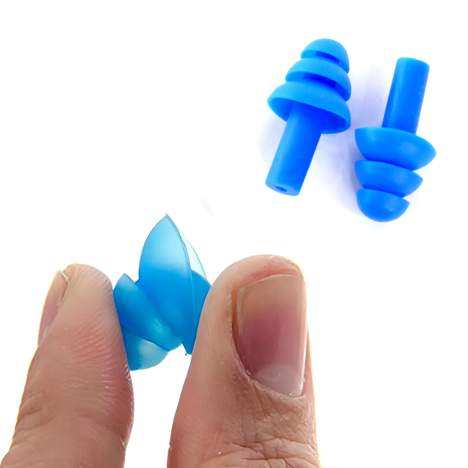 Reusable Silicone Swimming Ear Plugs - (Set) - Image 6
