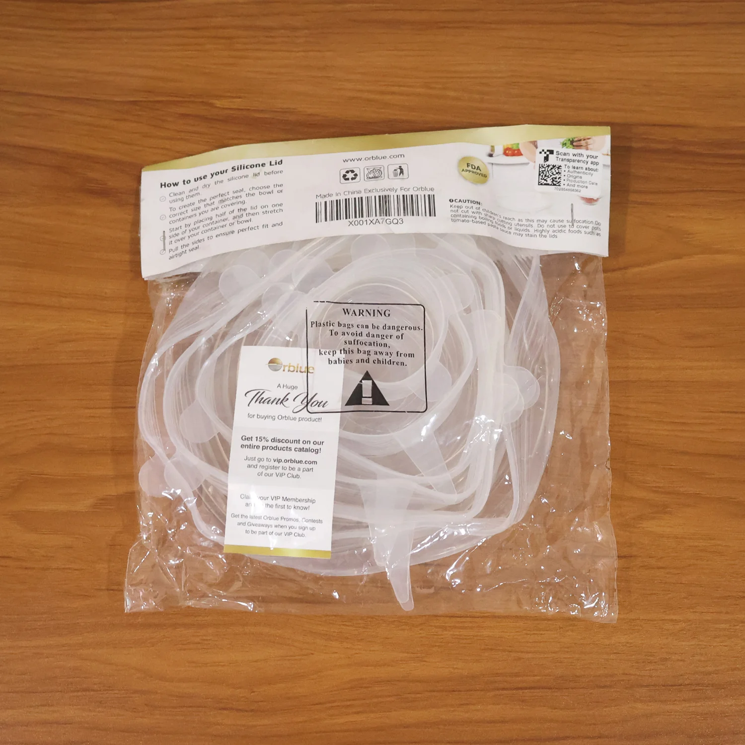 Reusable Stretchable Food Cover Set (6 Pc) - Image 10