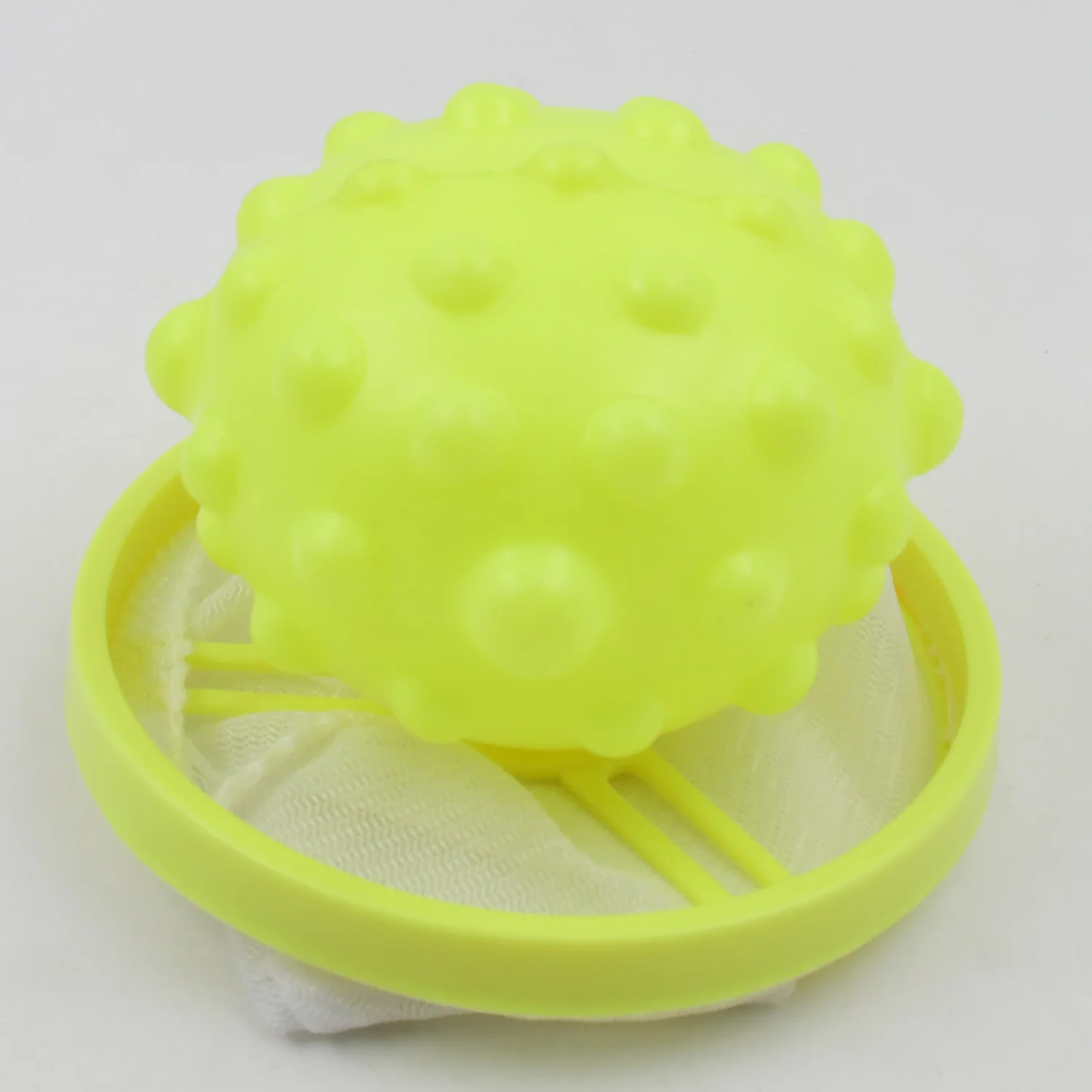 Reusable Washing Machine Floating Cylindrical Shape Lint Mesh Bag ( 1 Pc) - Image 5