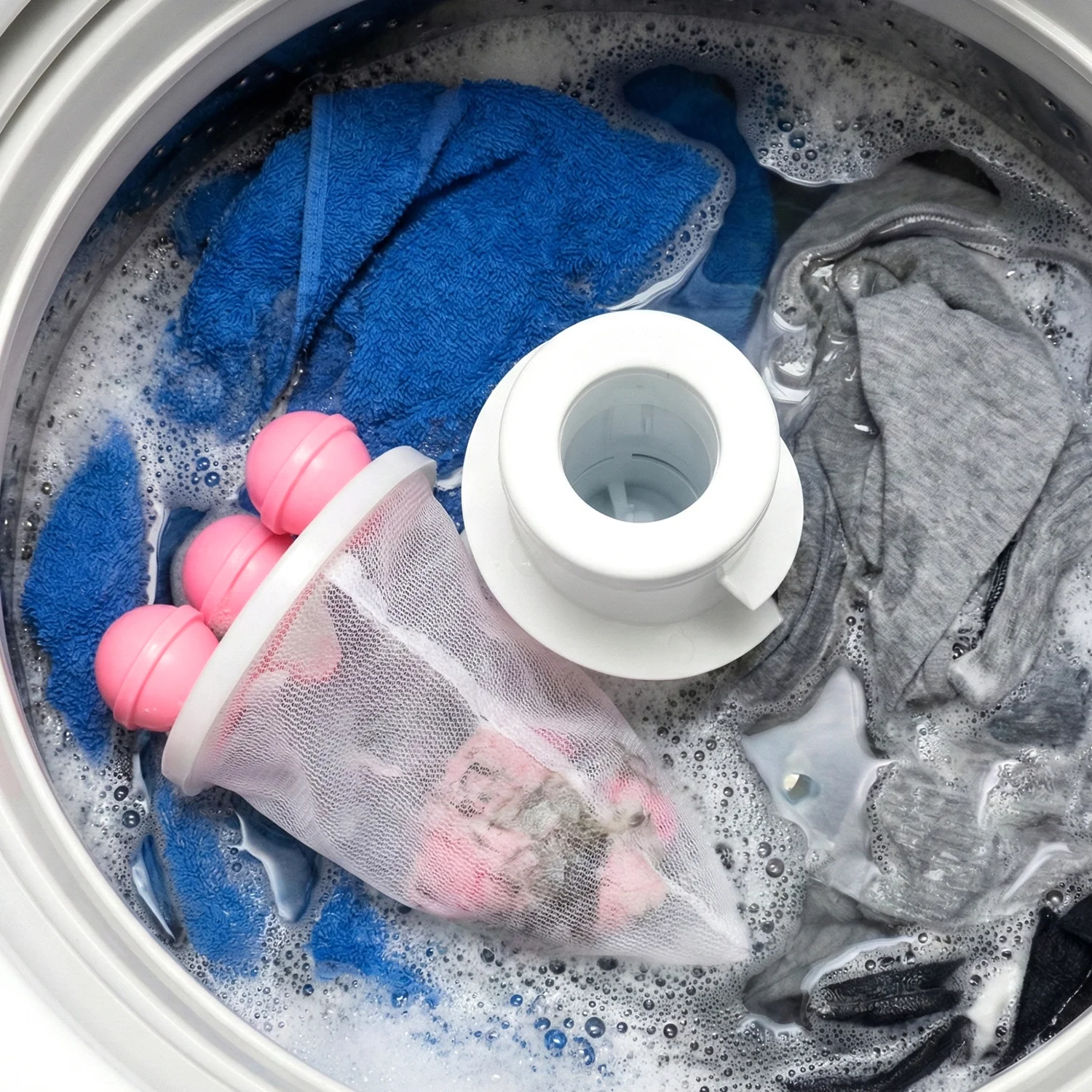 Reusable Washing Machine Lint Catcher Mesh Bag (1 Pc) - Image 4