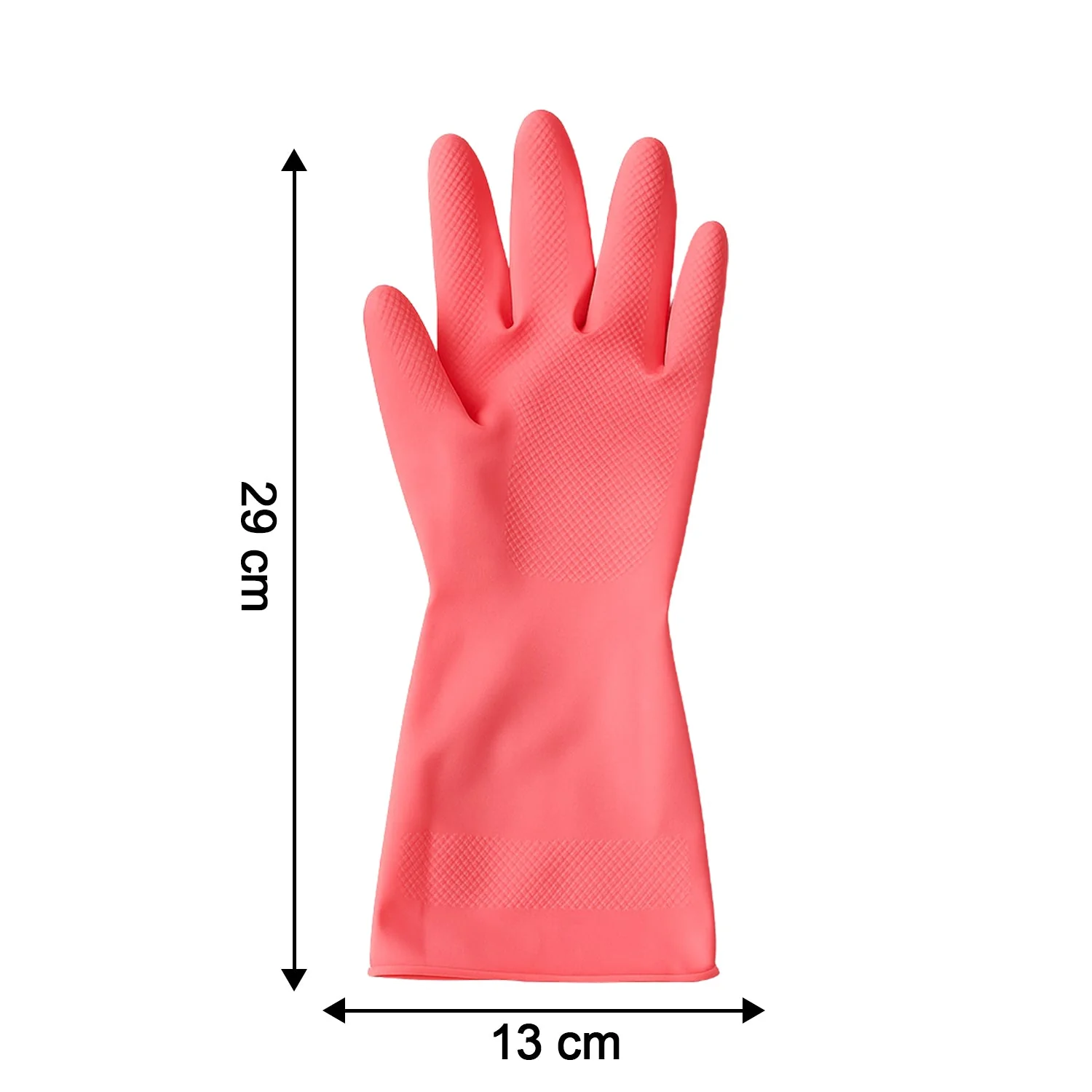 Reusable Waterproof Household Cleaning Gloves (45gm / 1 Pair) - Image 4